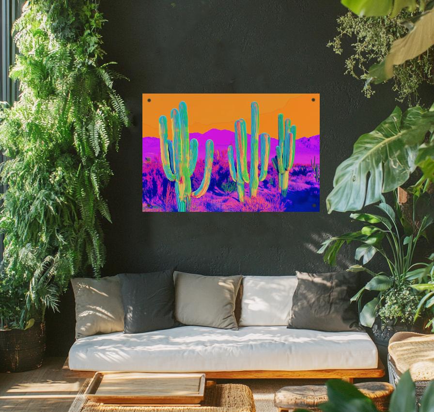 Tuinposter Cactussen sfeerbeeld 1