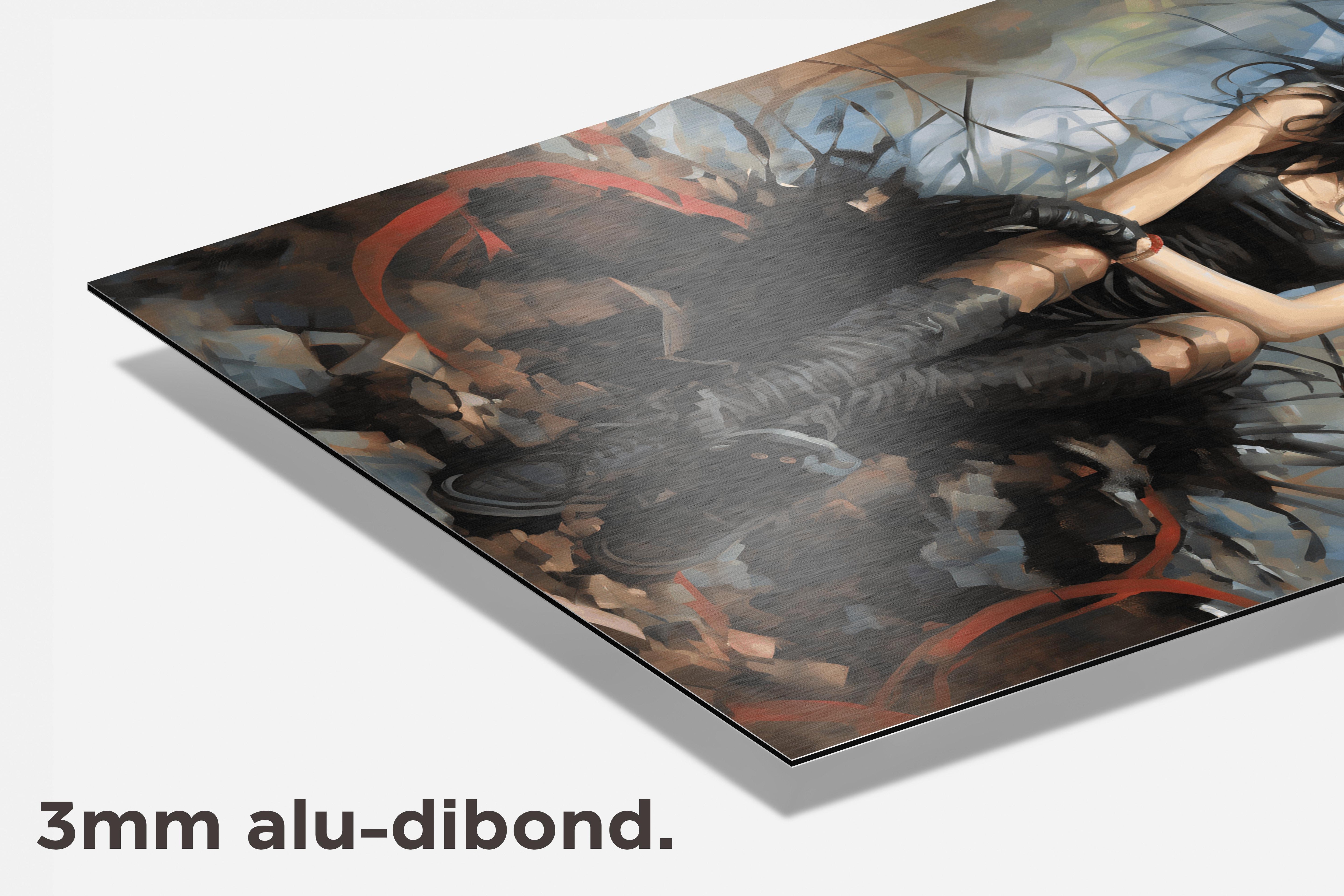 Gebroken Fee dibond detail