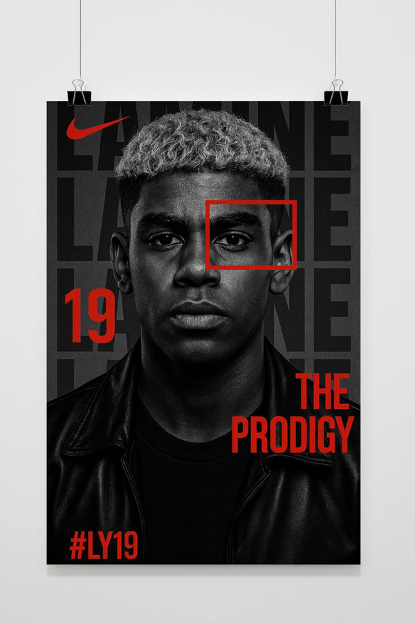 Lamine Yamal The Prodigy poster