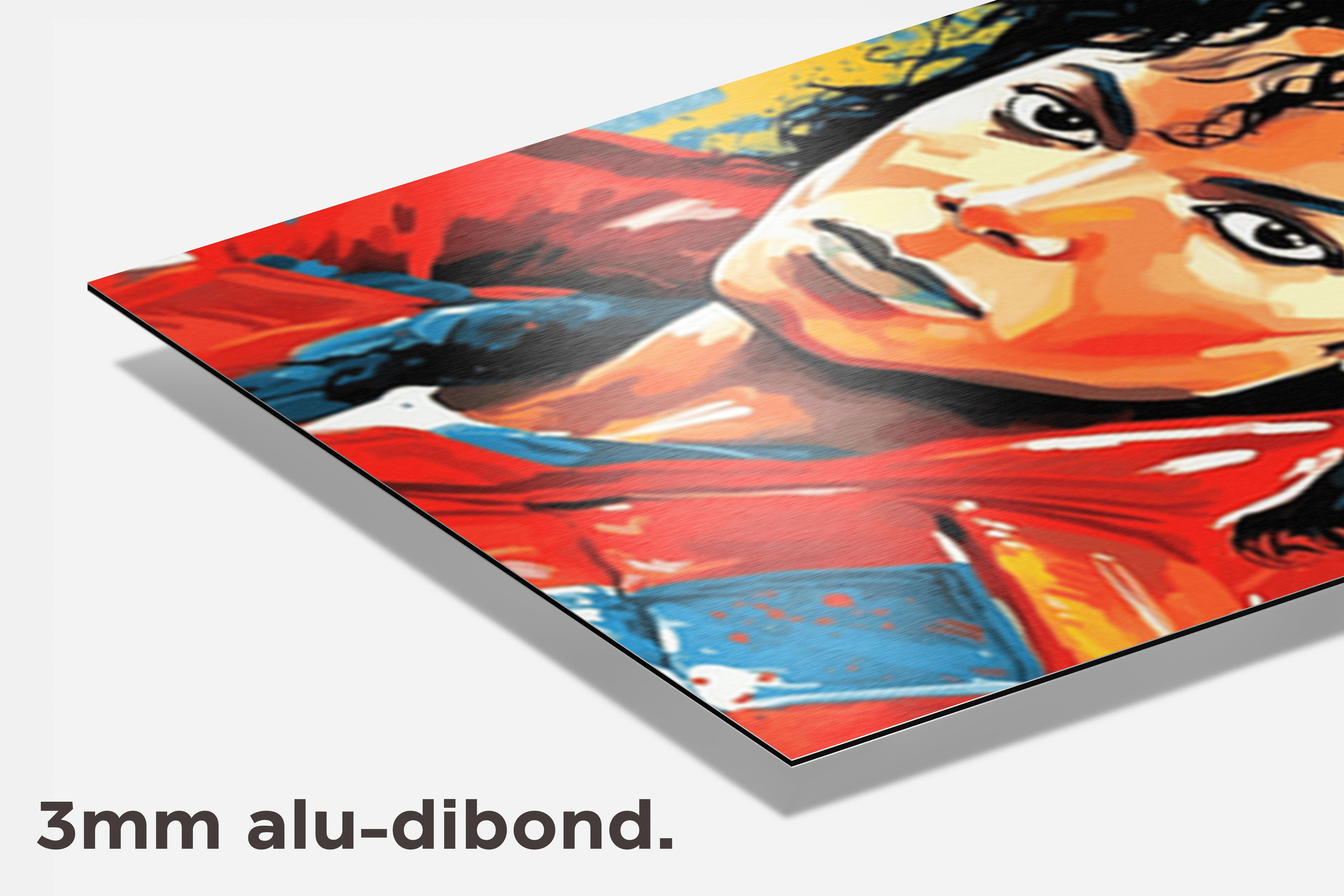 Michael Jackson Poster dibond detail