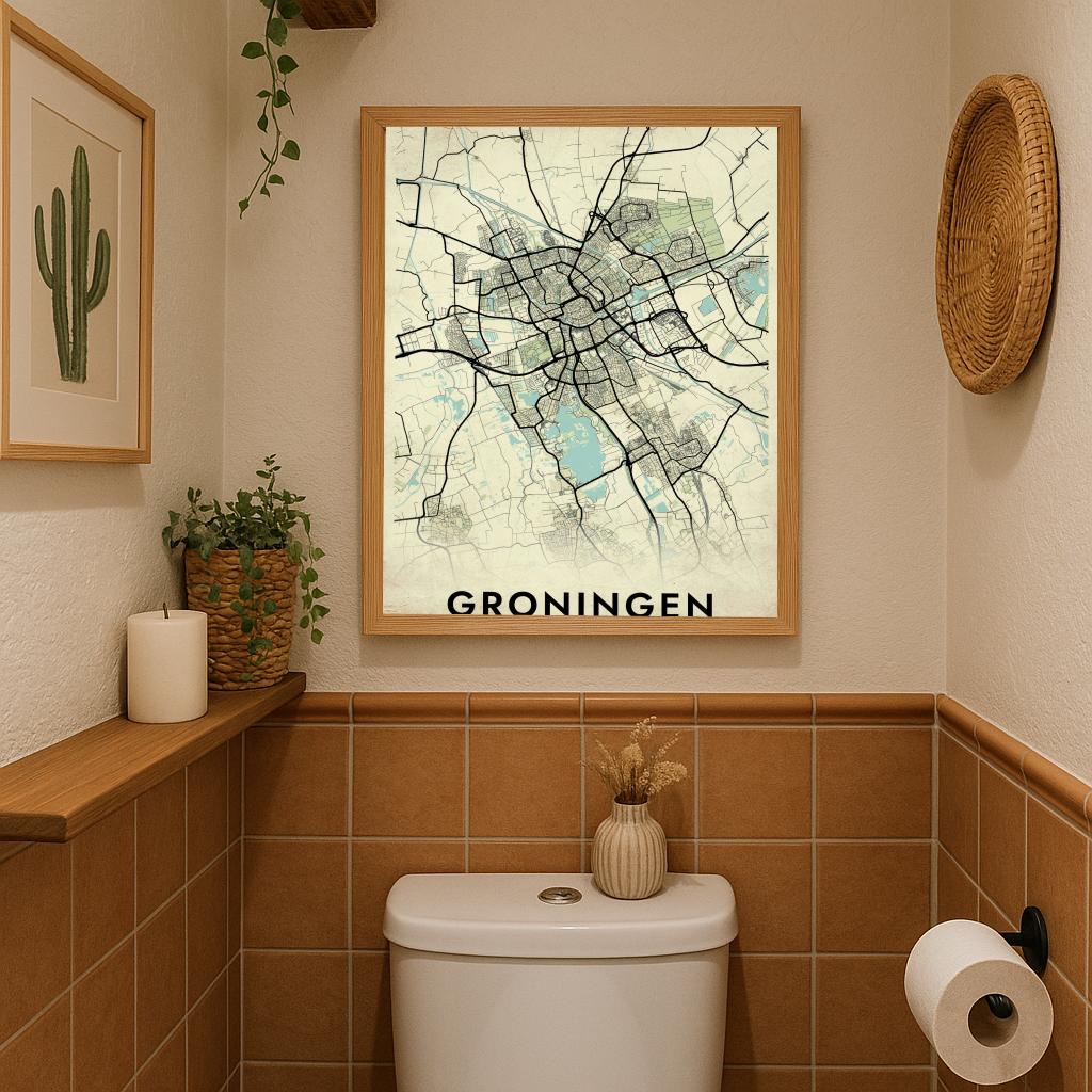 Groningen Vintage poster sfeerbeeld 3