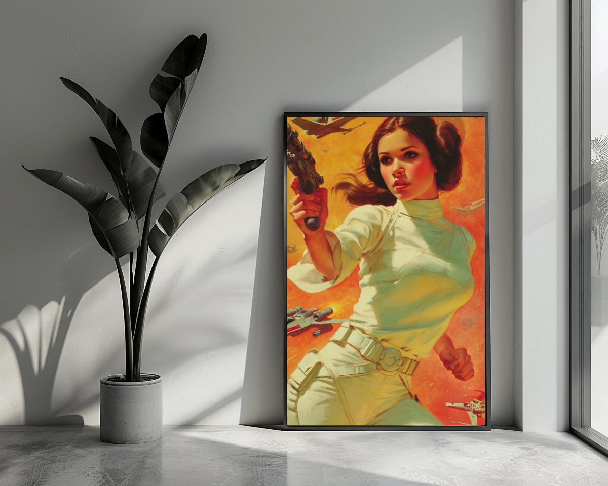 Princess Leia Star Wars poster van 25 Artstreet