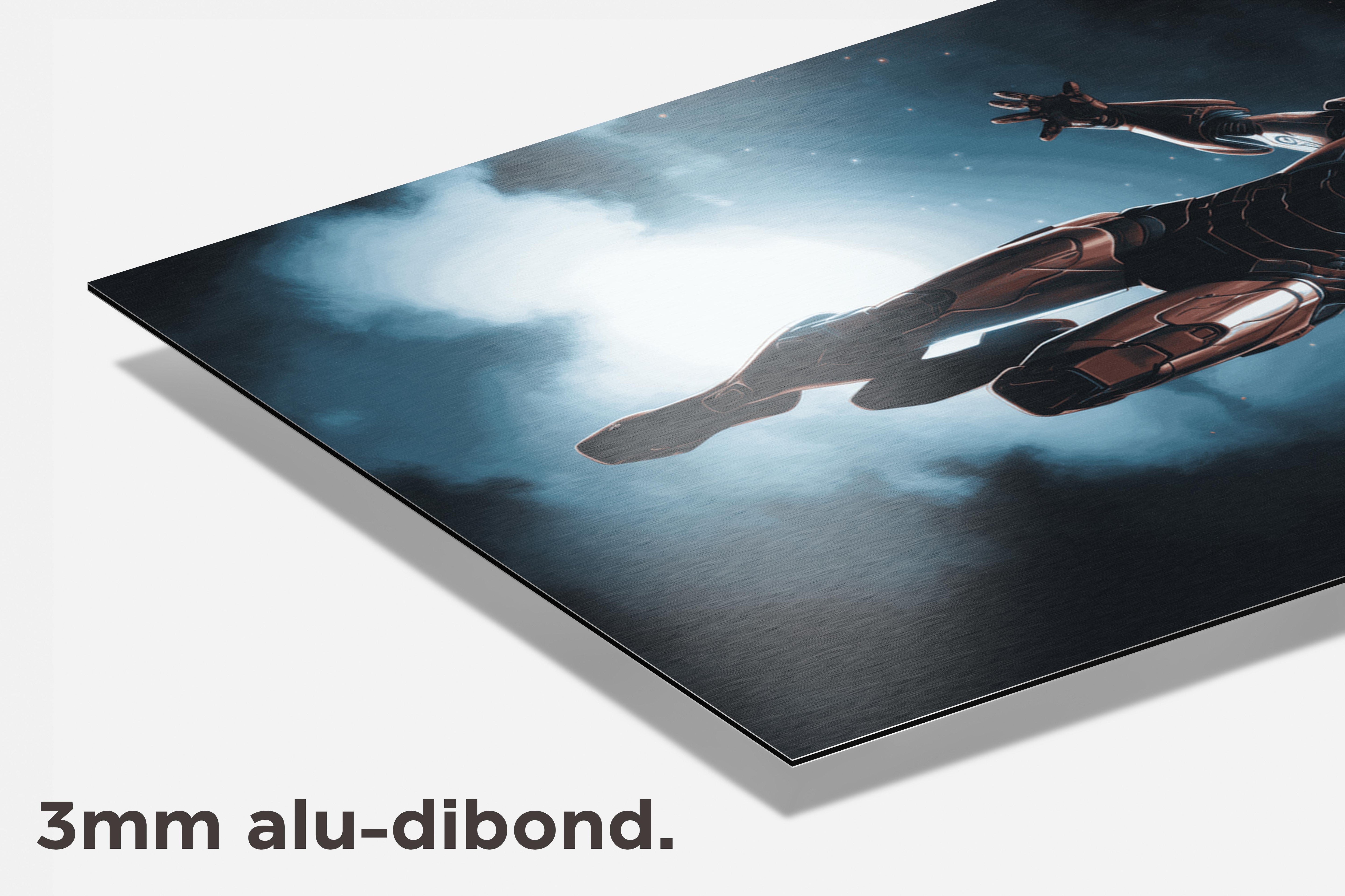 Iron Man dibond detail