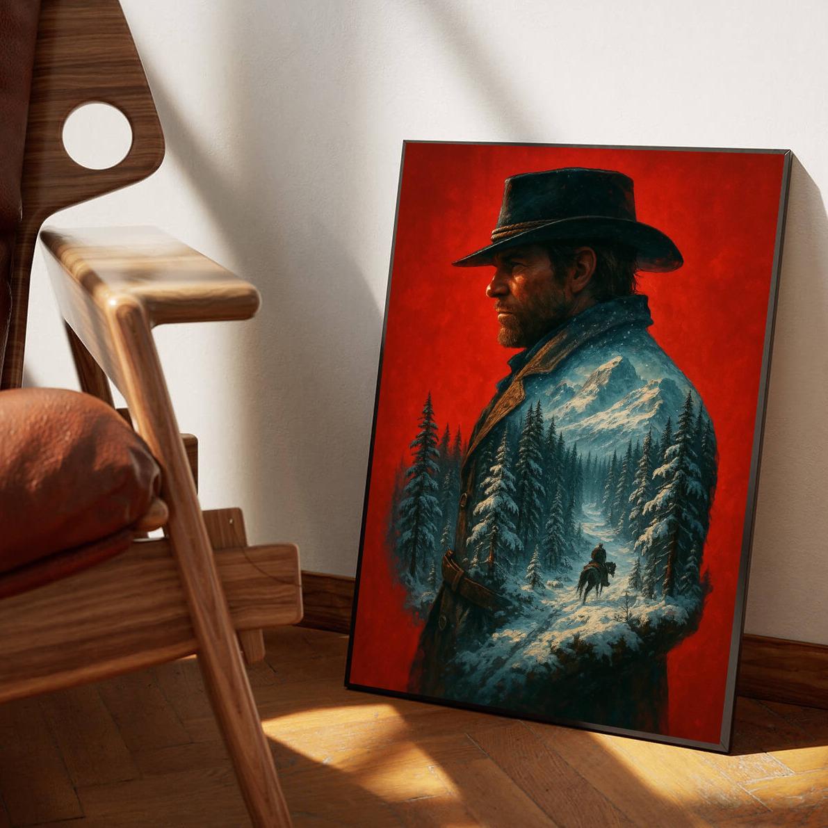 Arthur Morgan Red Dead Redemption 2 poster sfeerbeeld 1