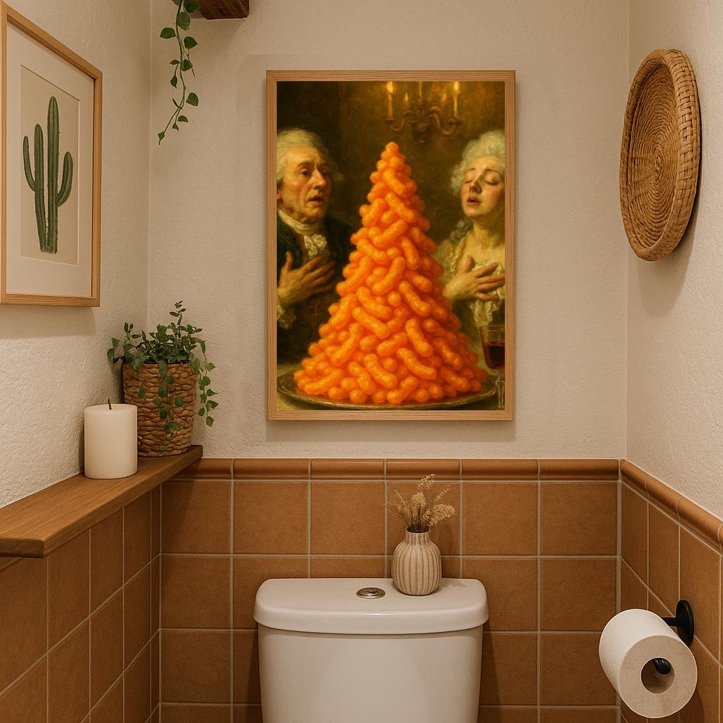 Cheese Puffs Vintage poster sfeerbeeld 3