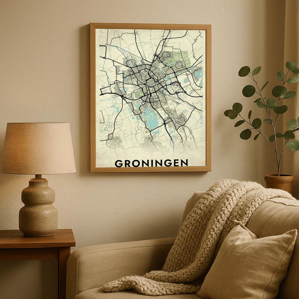 Groningen Vintage poster sfeerbeeld 2
