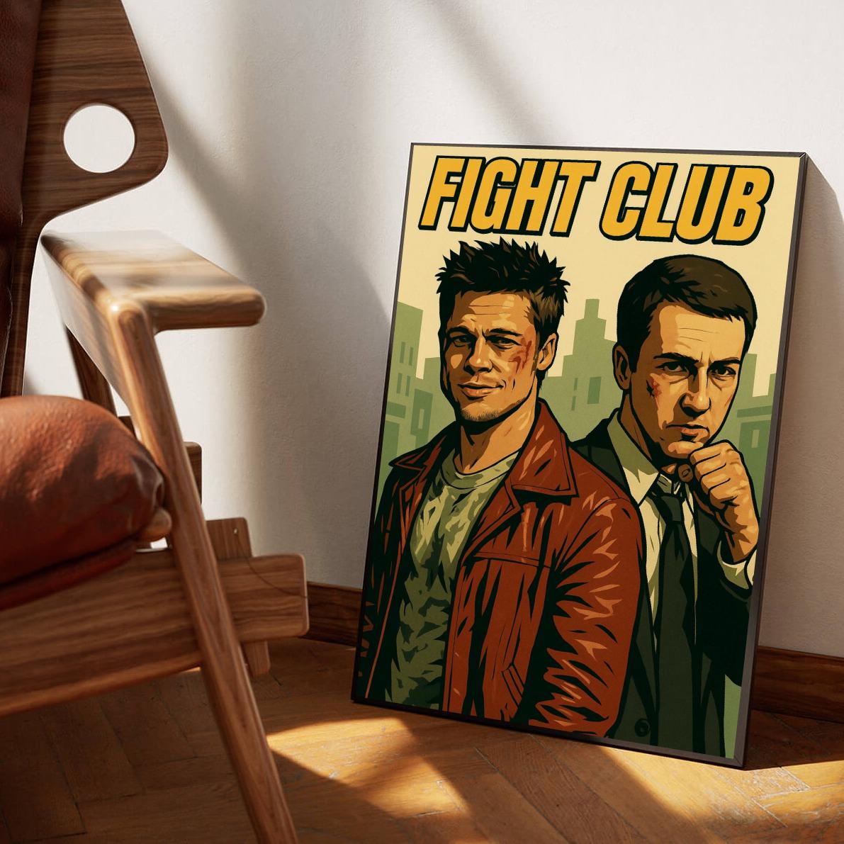 Fight Club Art Text poster sfeerbeeld 1
