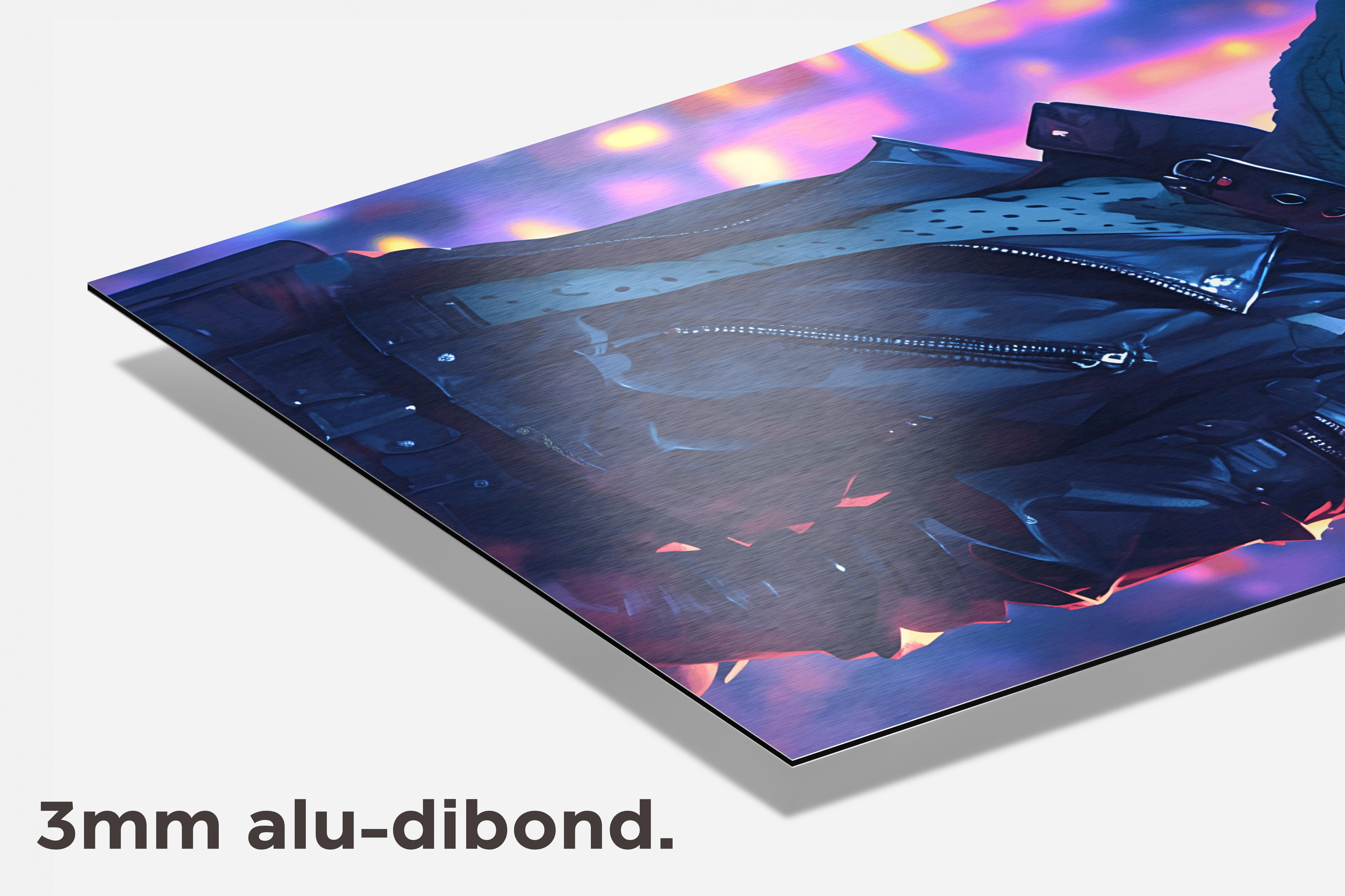 Kameleon Zonnebril dibond detail