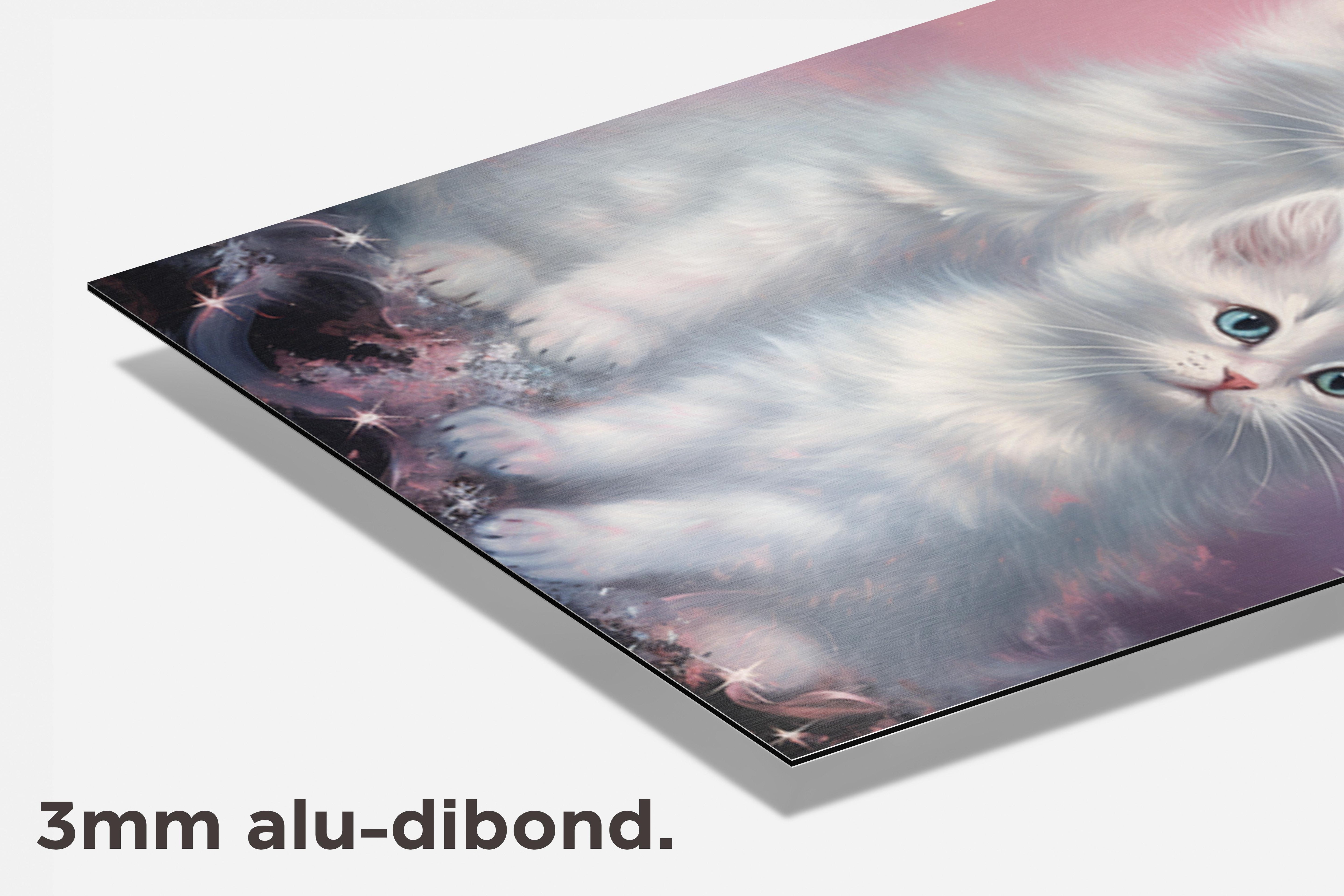Kittens Roze dibond detail