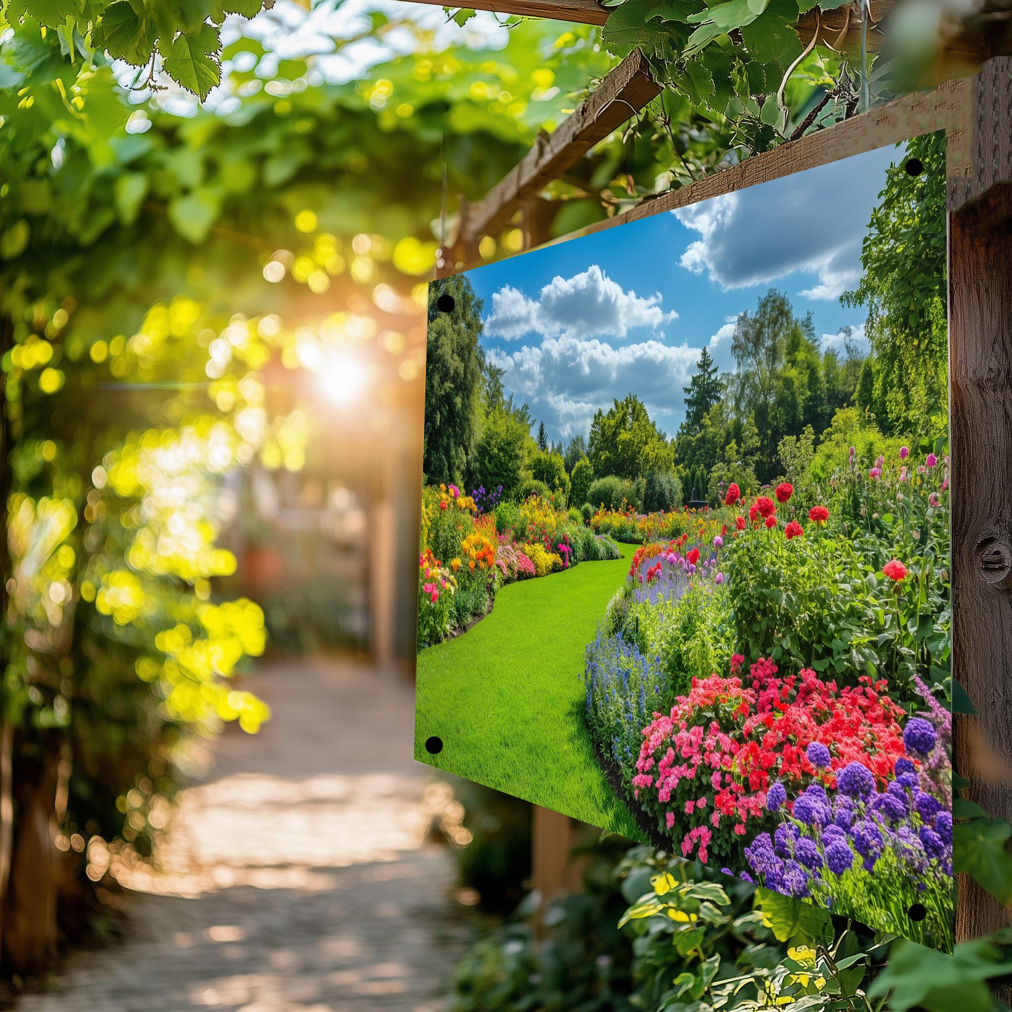 Tuinposter Zomer Tuin sfeerbeeld 4