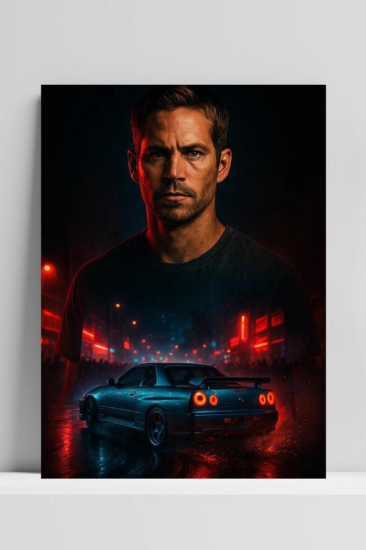 Paul Walker Car in interieur