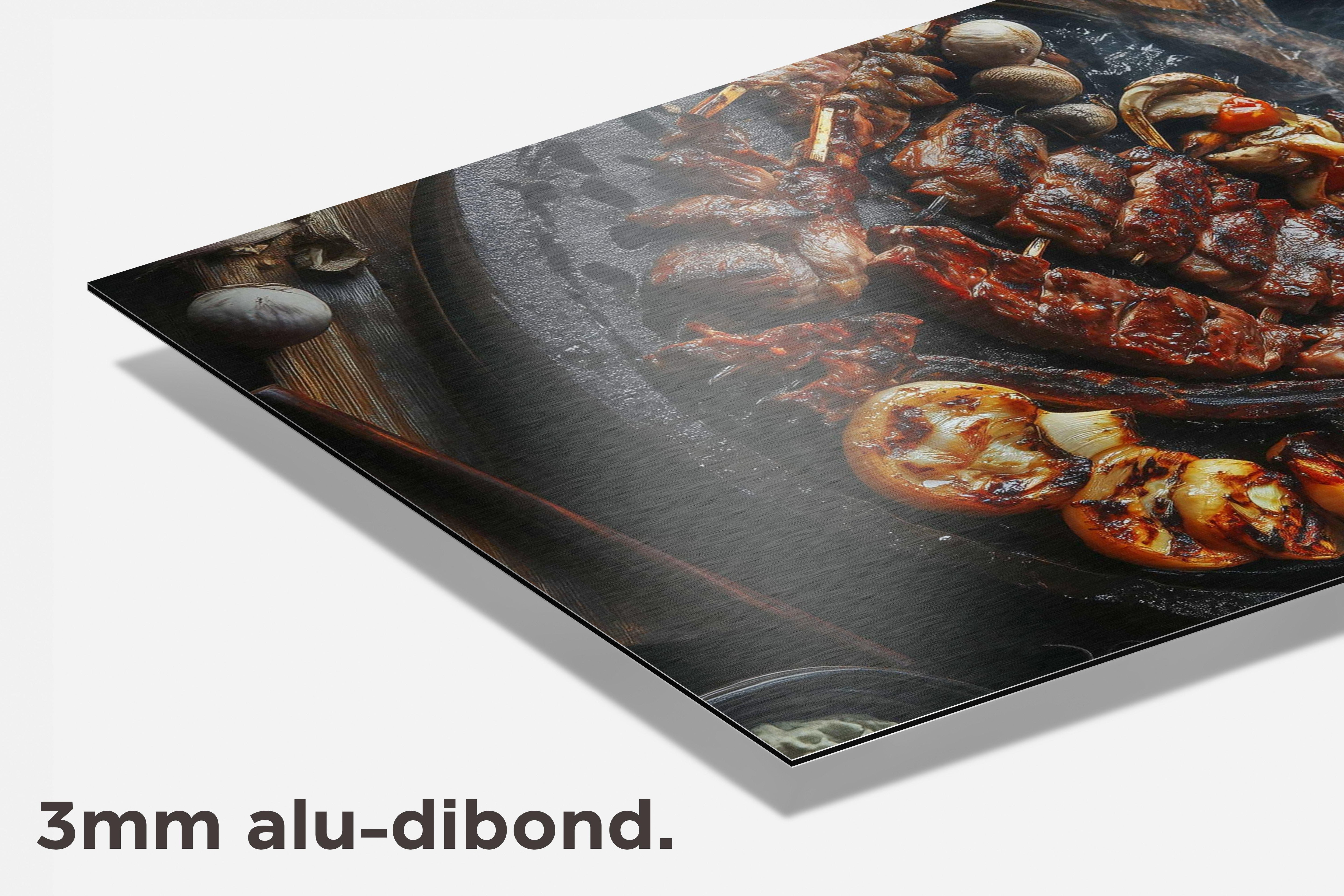 BBQ Koreaanse dibond detail