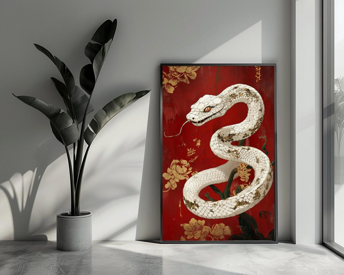 Snake Vintage poster van 25 Artstreet