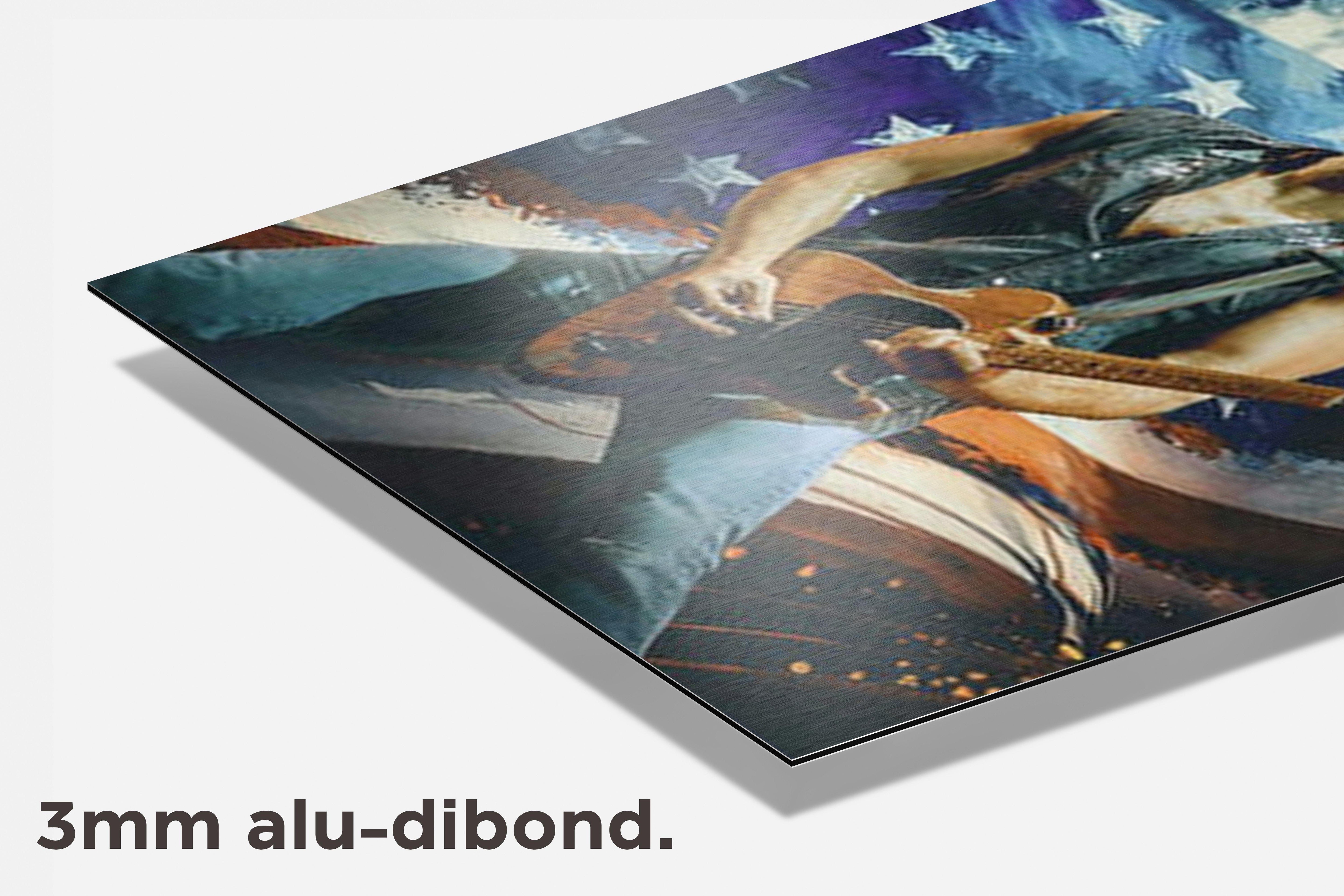 Bruce Springsteen USA dibond detail