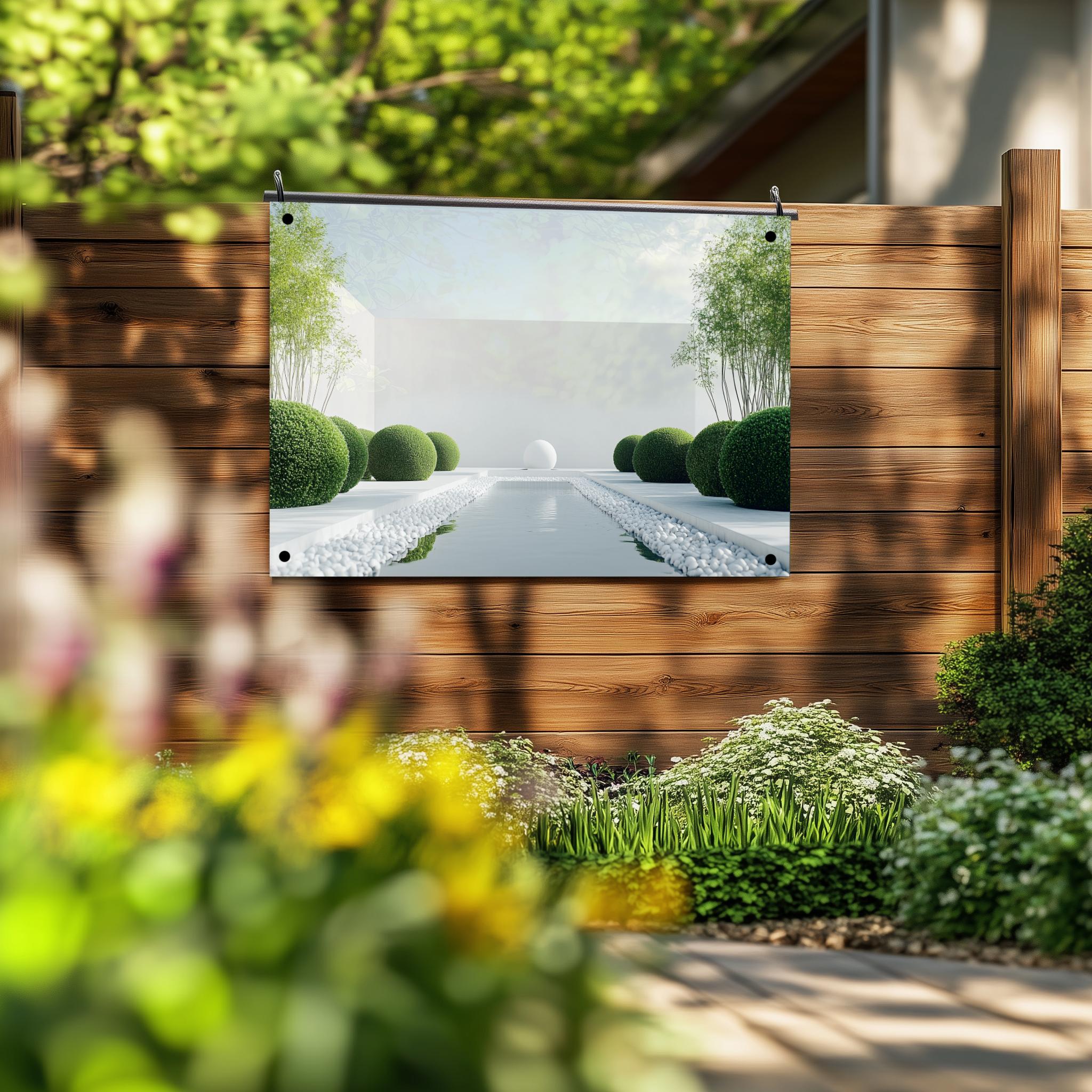 Tuinposter Minimalistisch sfeerbeeld 2