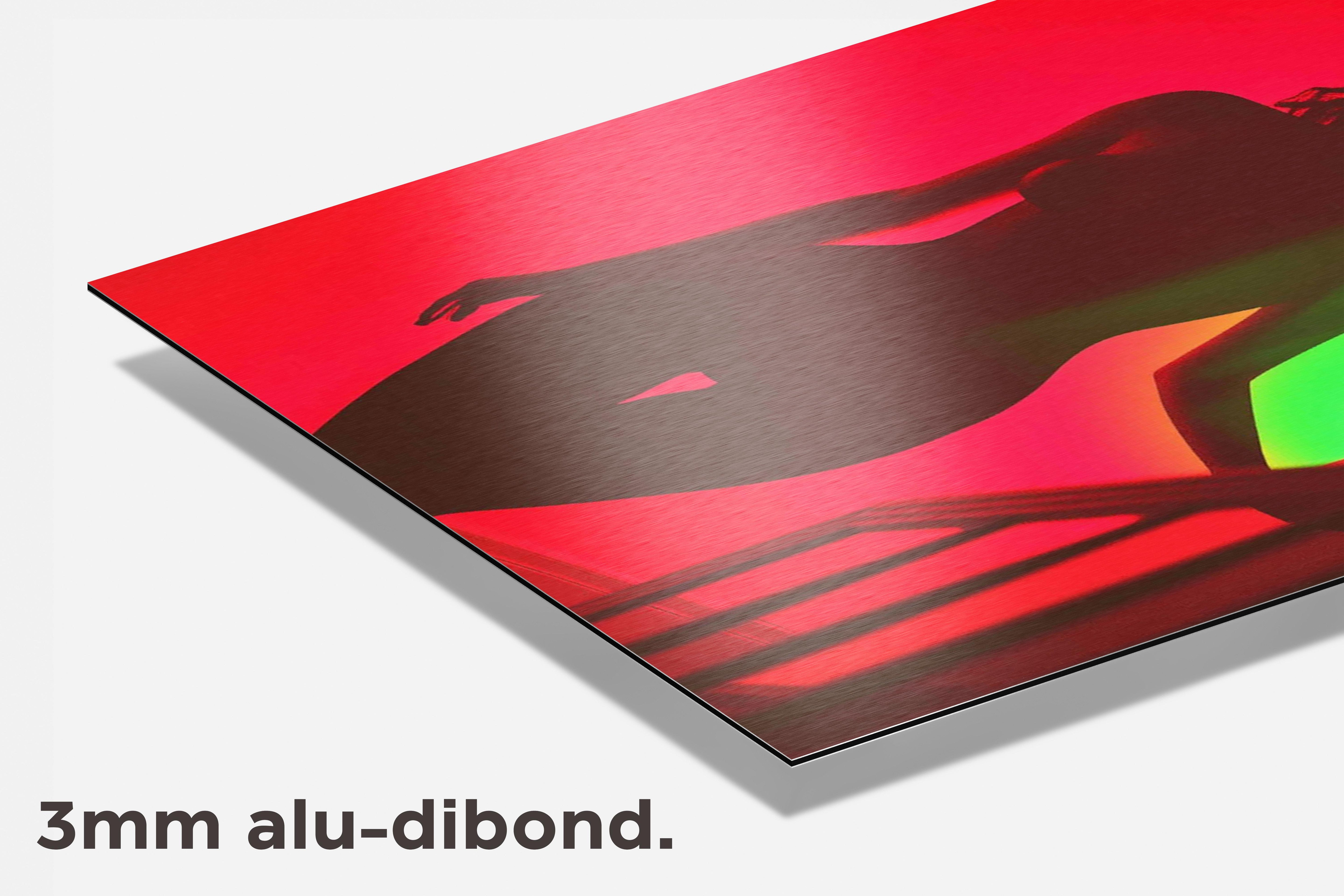 Sexy Silhouet dibond detail