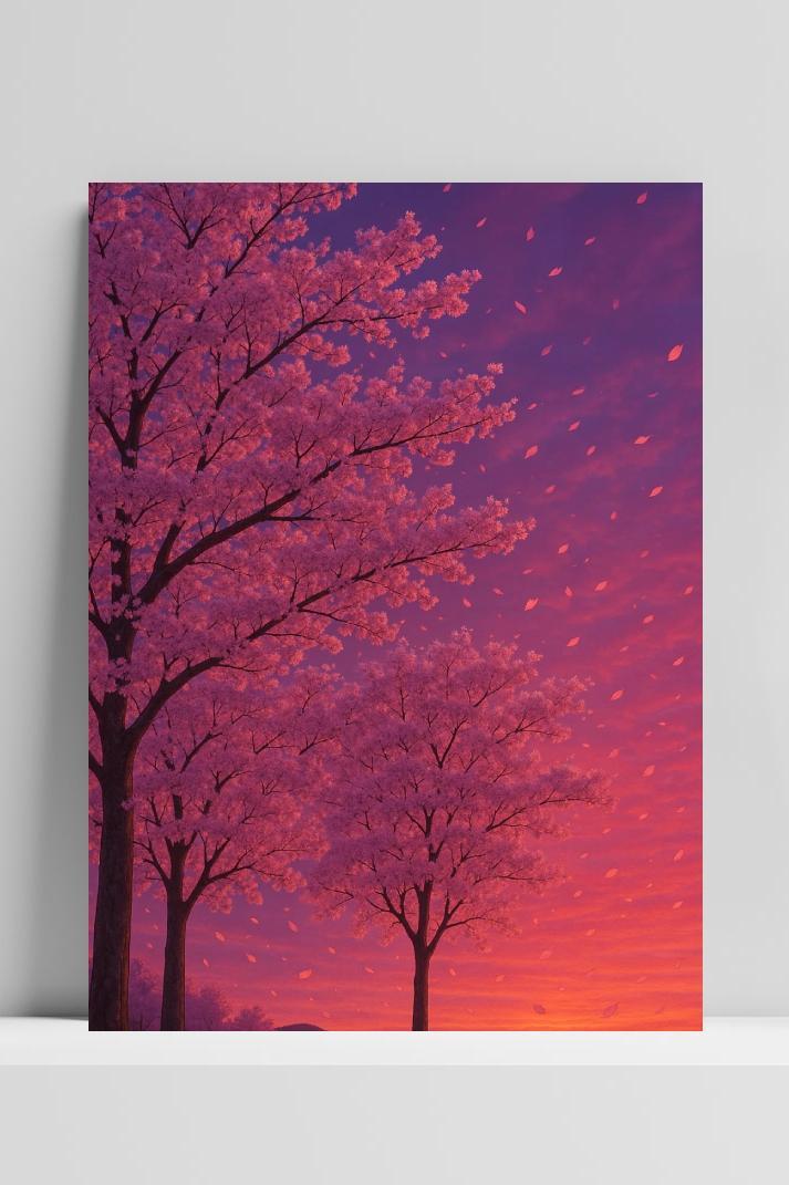 Cherry Blossom in an interior