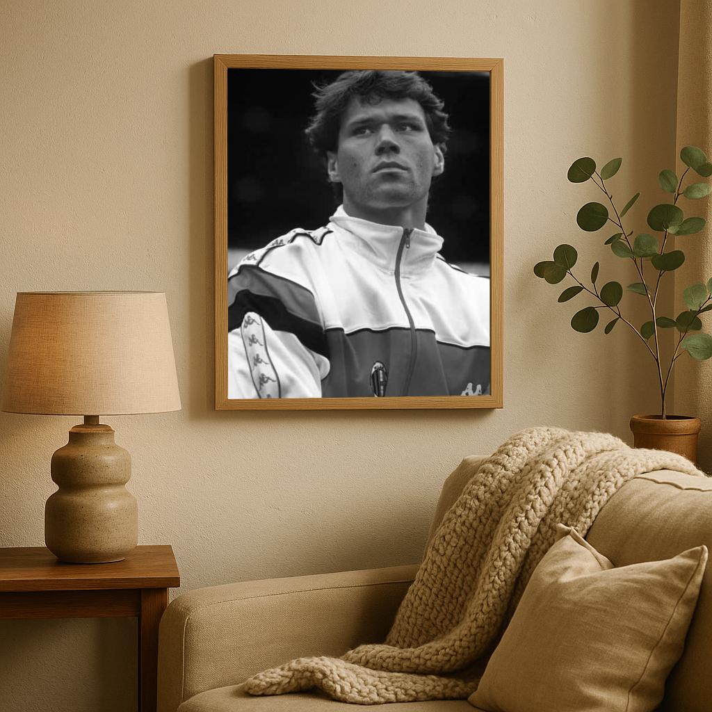 Marco van Basten B&W poster sfeerbeeld 2