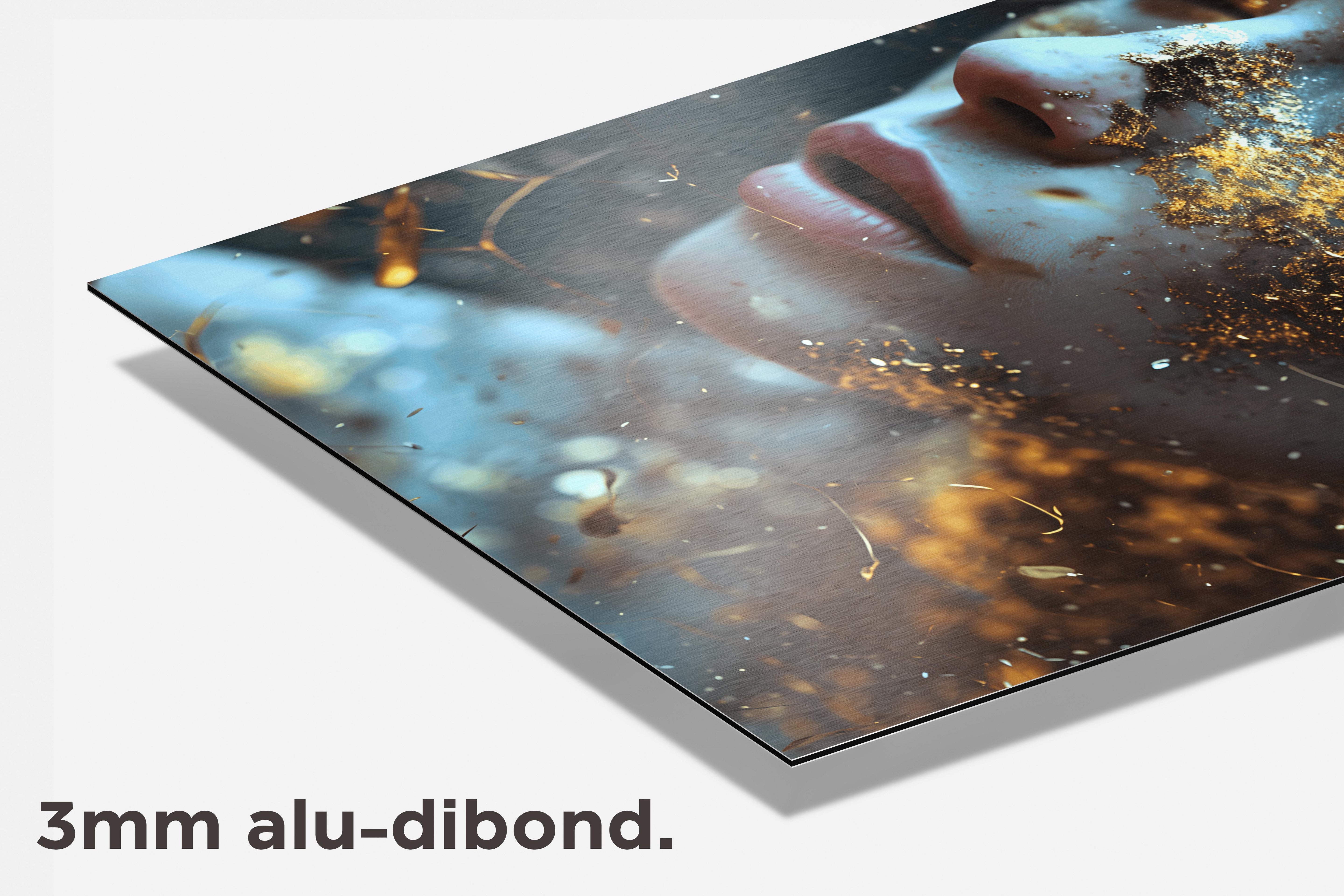 Gouden Poeder dibond detail