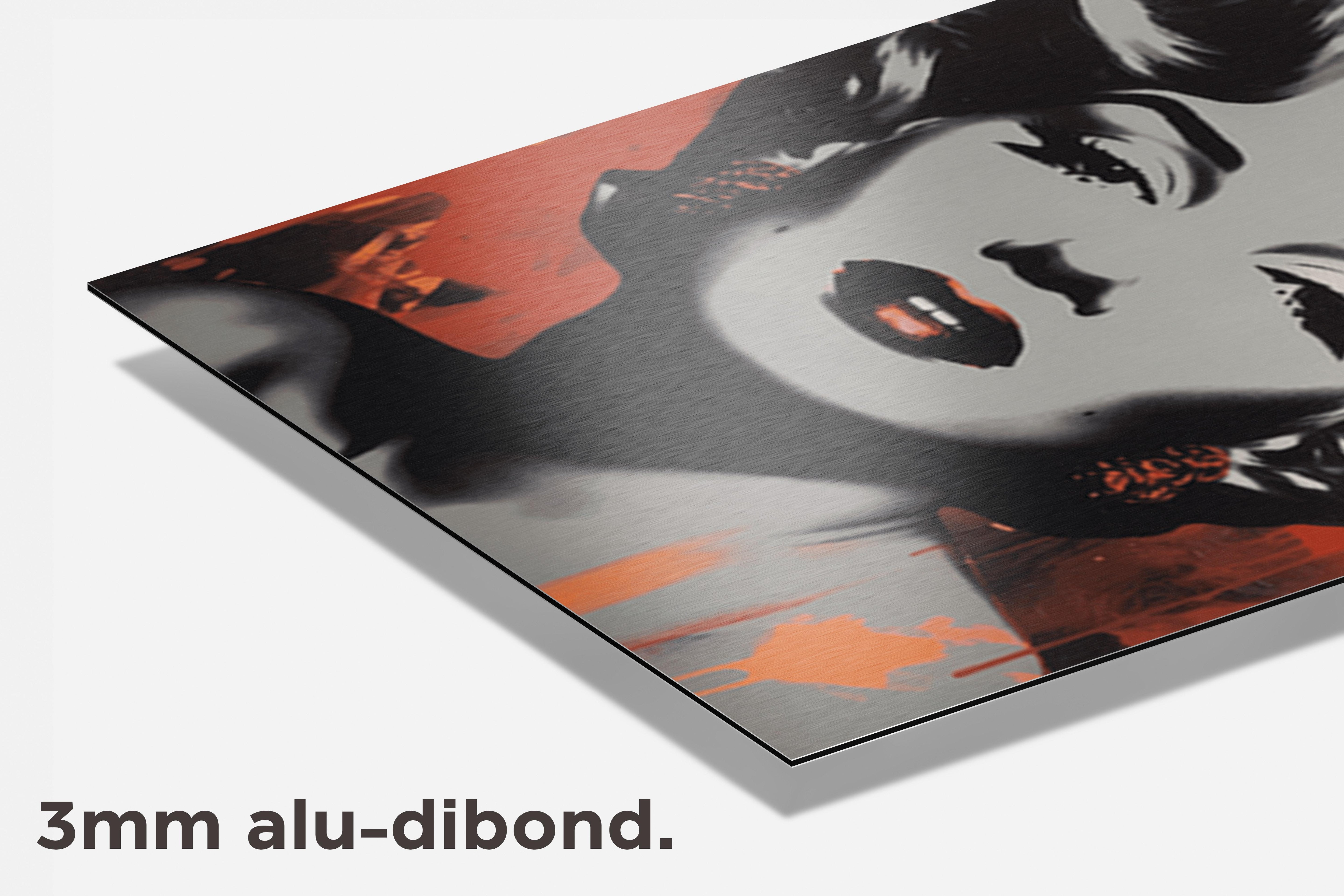 Marilyn Monroe Poster dibond detail