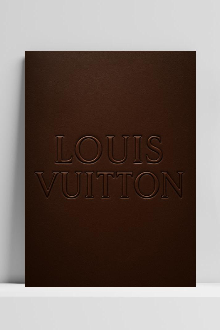 Louis Vuitton Text op 3mm aluminium dibond