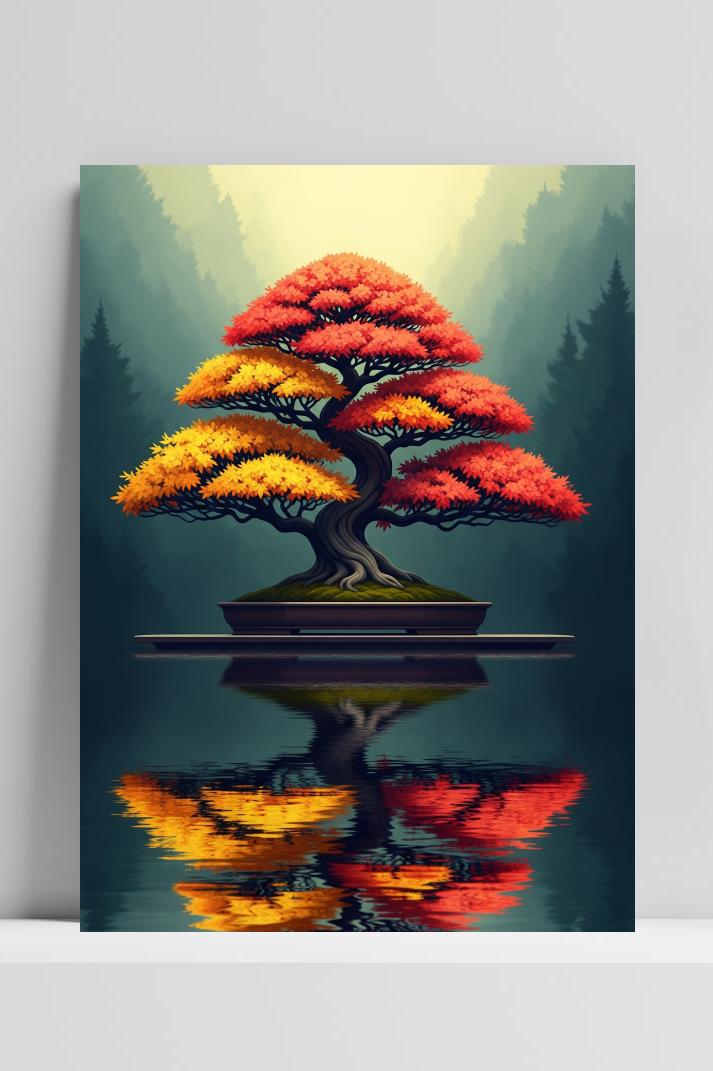 Bonsai Tree poster van 25 Artstreet