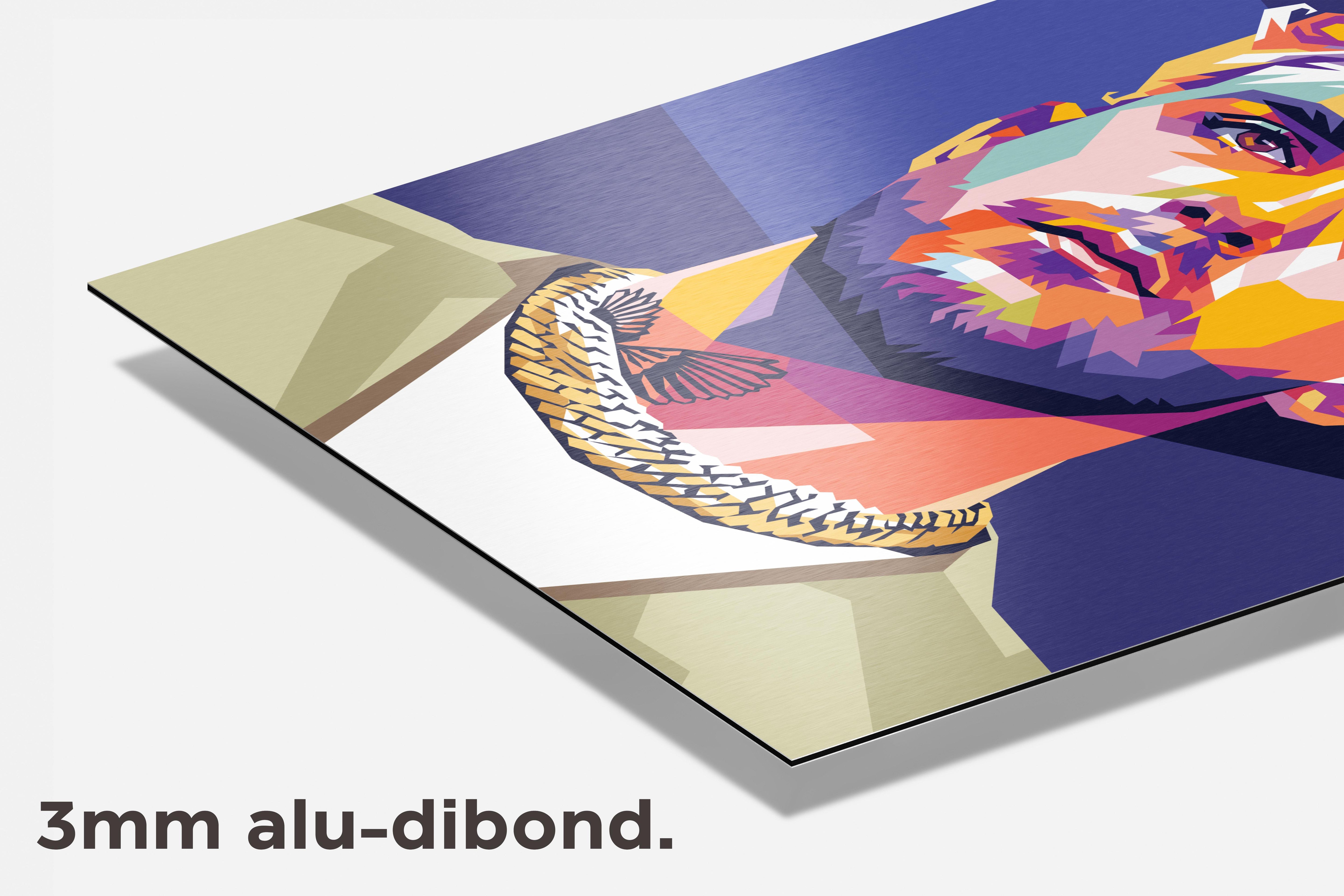 Jake Paul dibond detail
