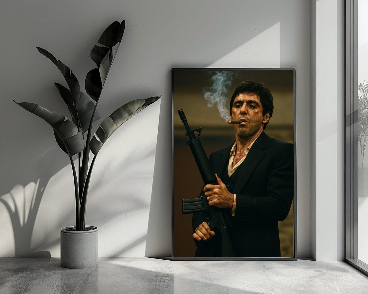 Scarface Tony Montana poster van 25 Artstreet