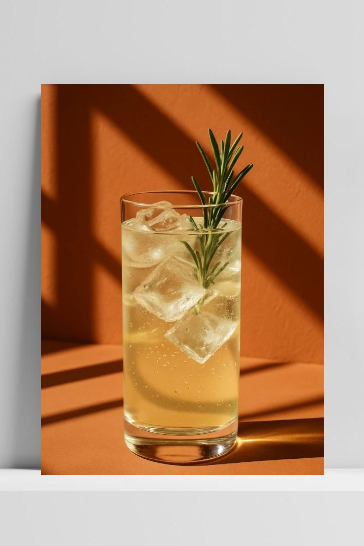 Highball Cocktail Rosemary dans un intérieur