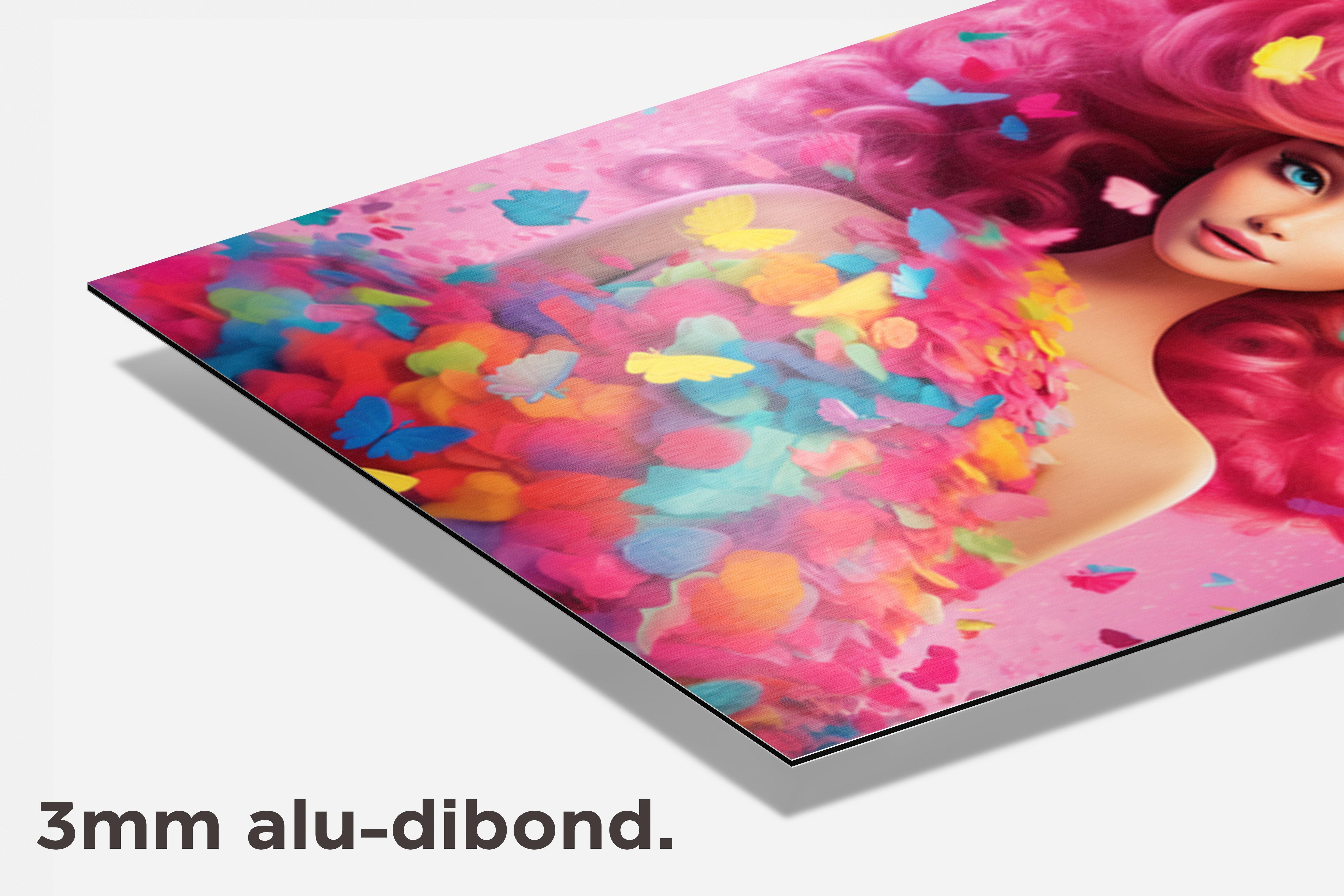 Pop Vlinders dibond detail