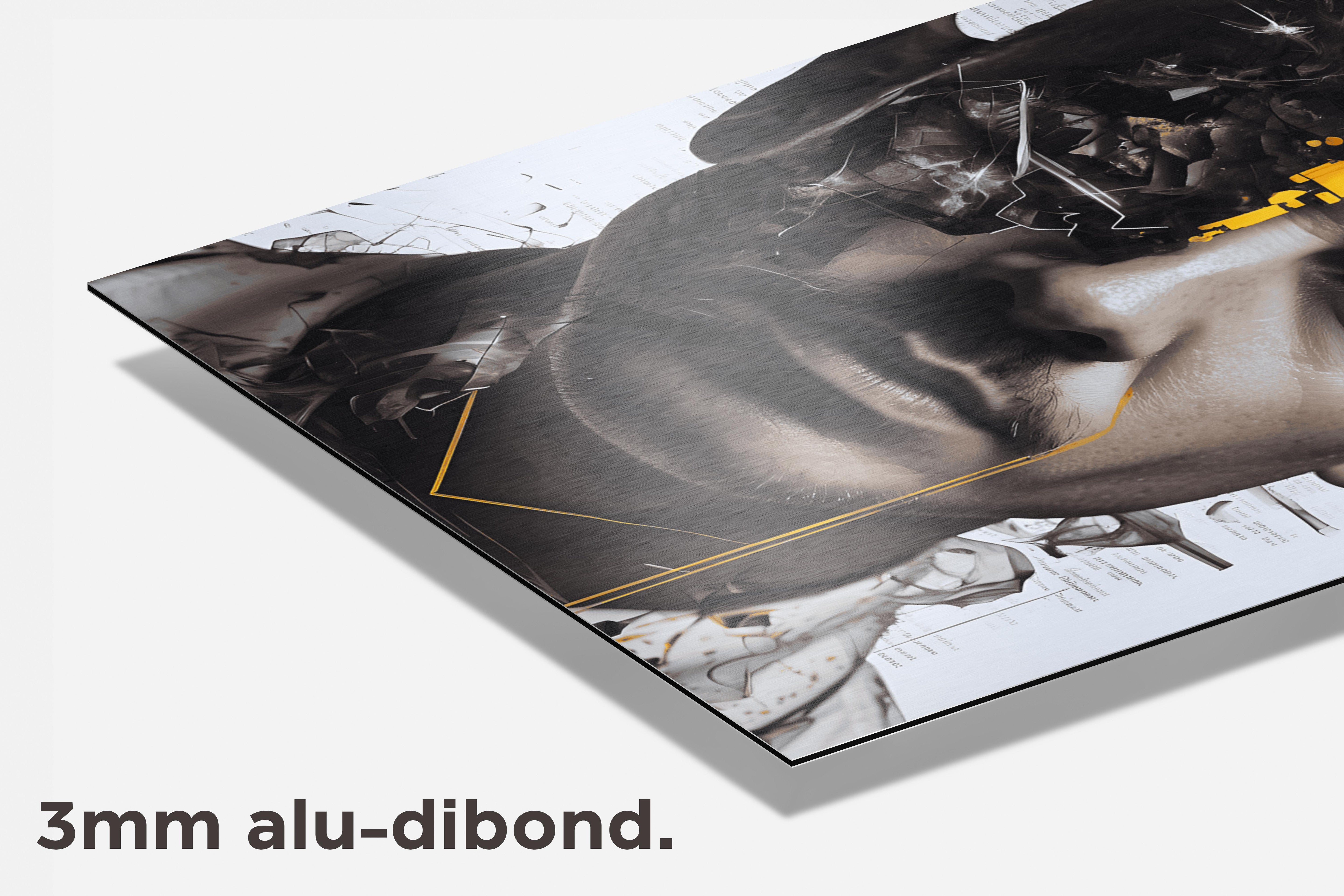 Half Cyborg dibond detail