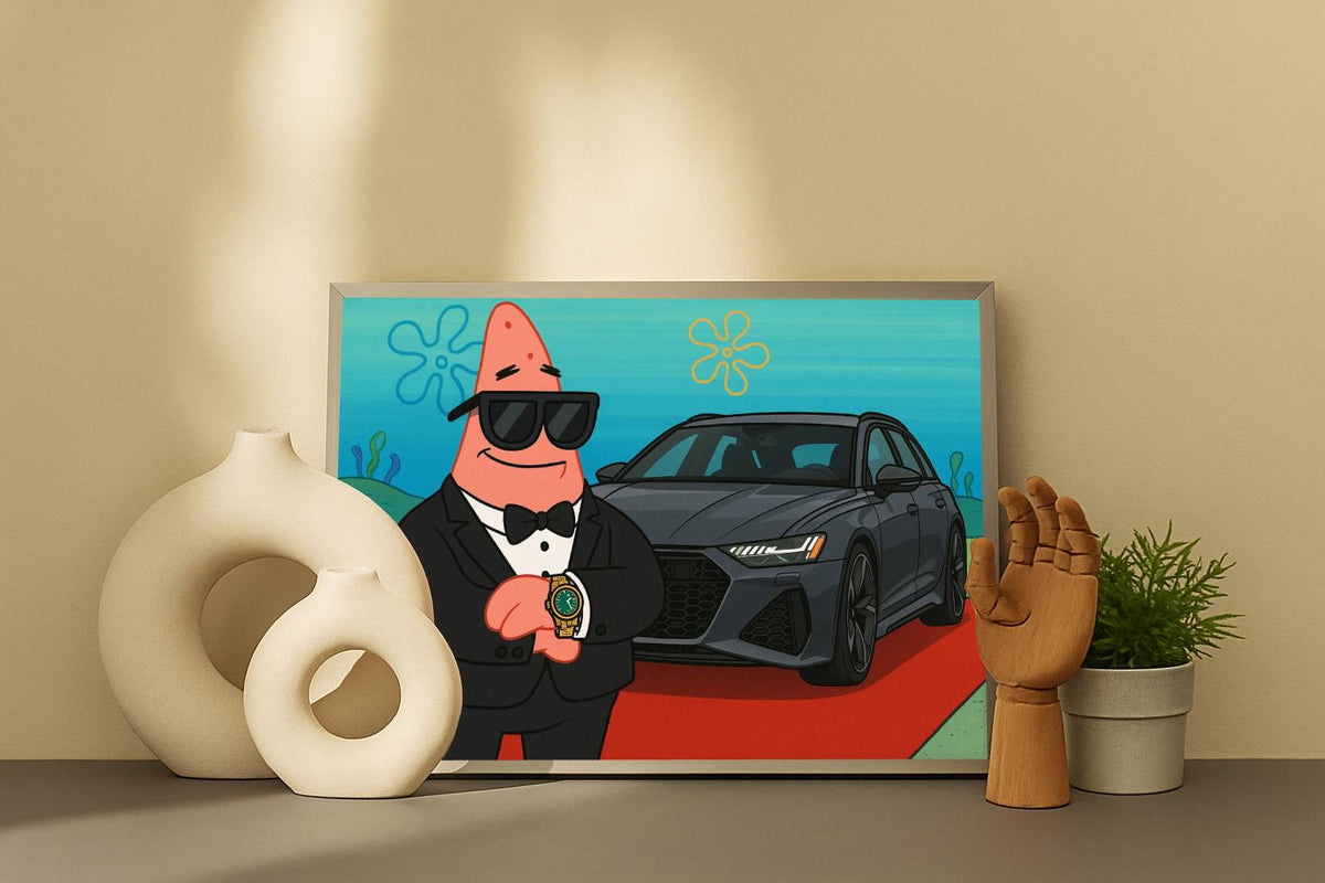 Patrick Star SpongeBob en un interior