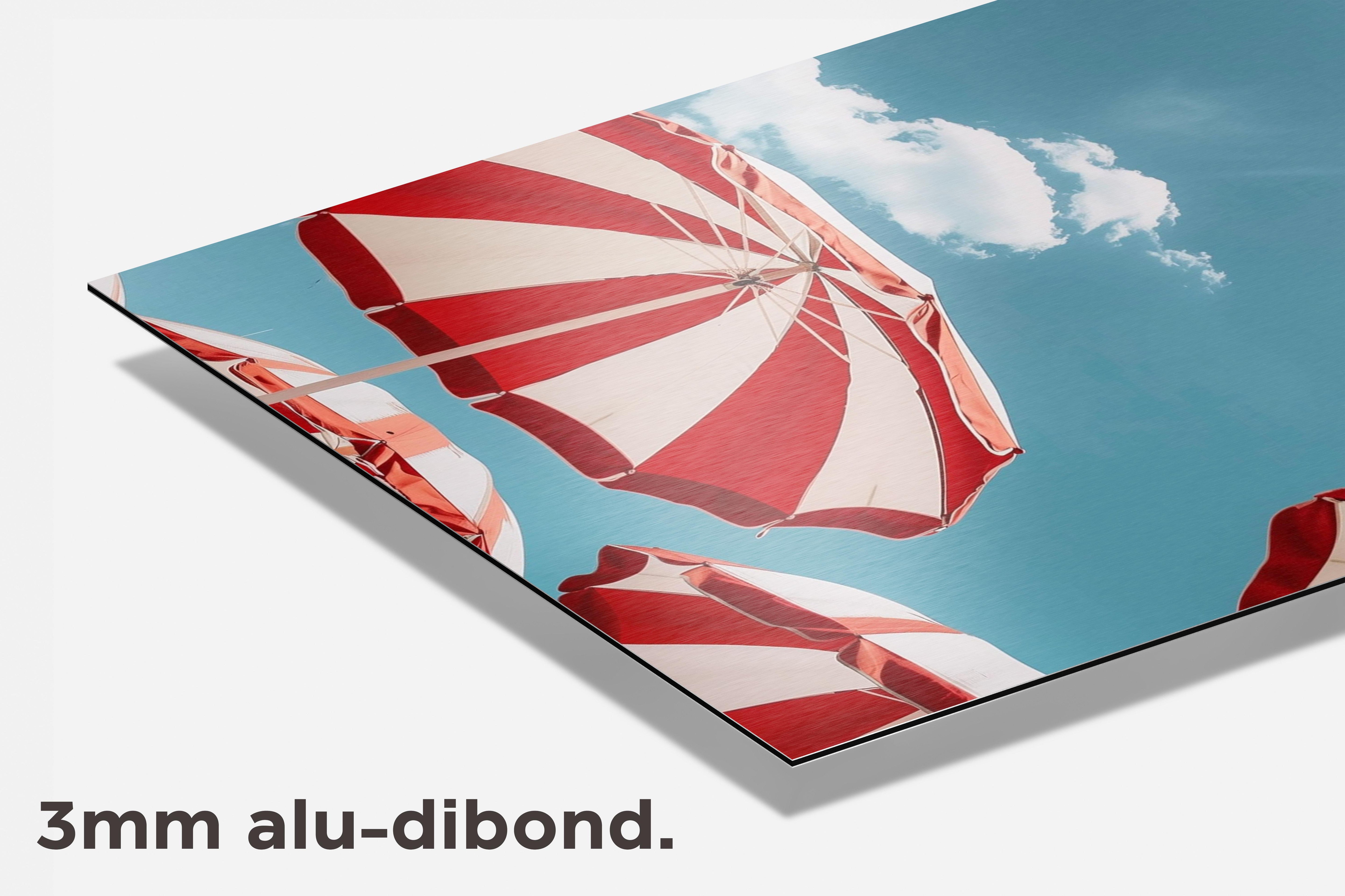 Rode Paraplu's dibond detail