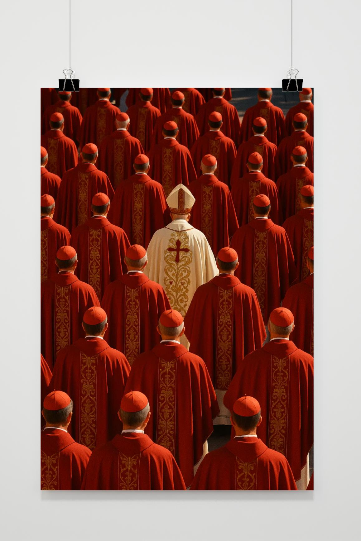 Póster Pope Cardinals de 25 Artstreet