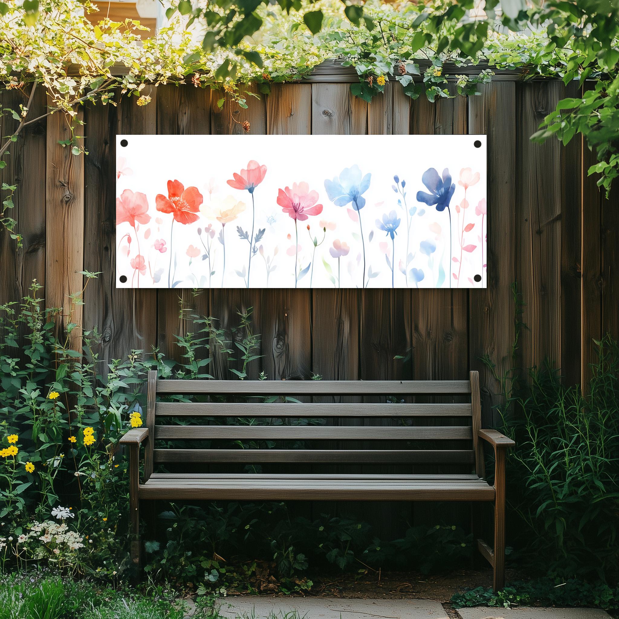 Tuinposter Bloemen sfeerbeeld 1
