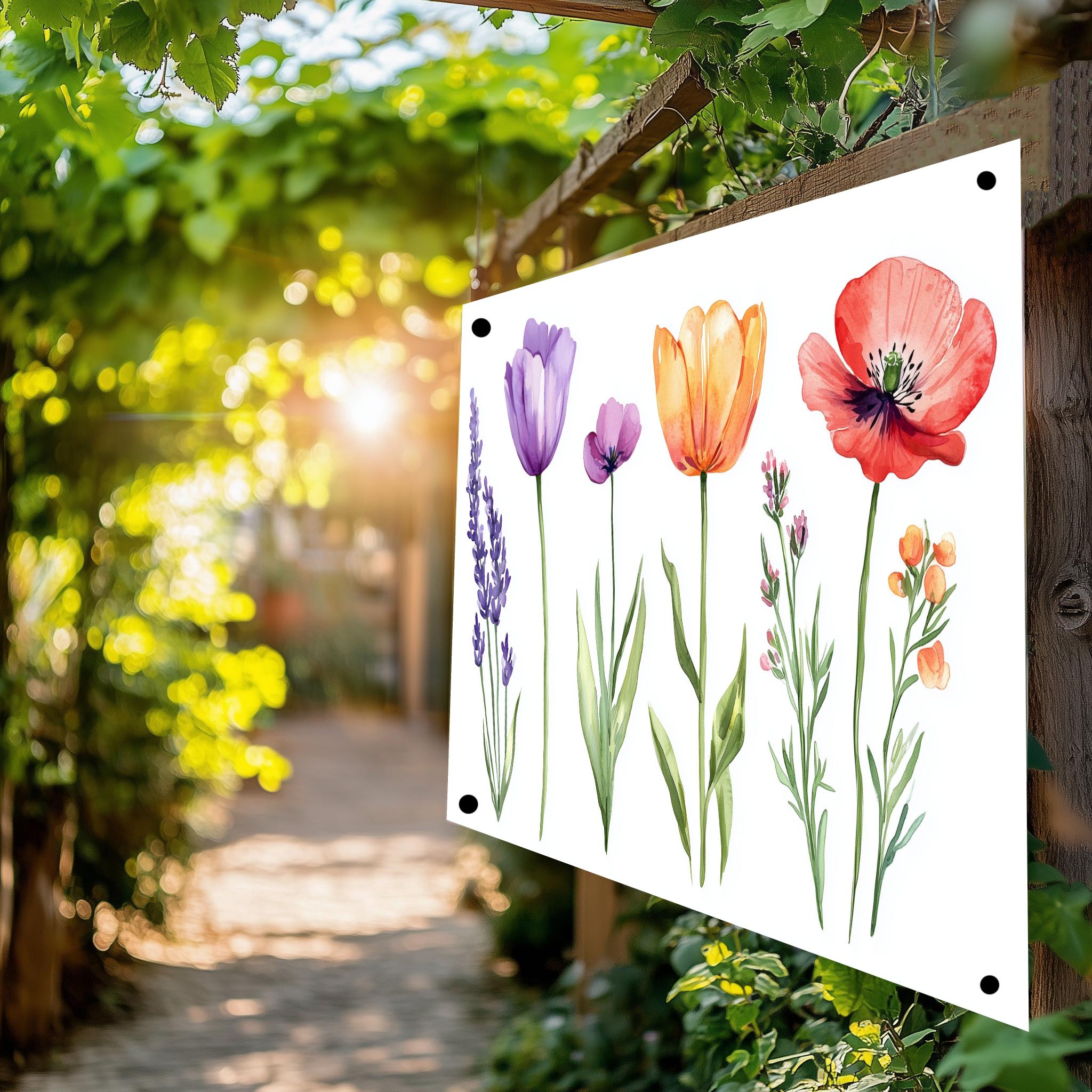 Tuinposter Bloemen sfeerbeeld 4