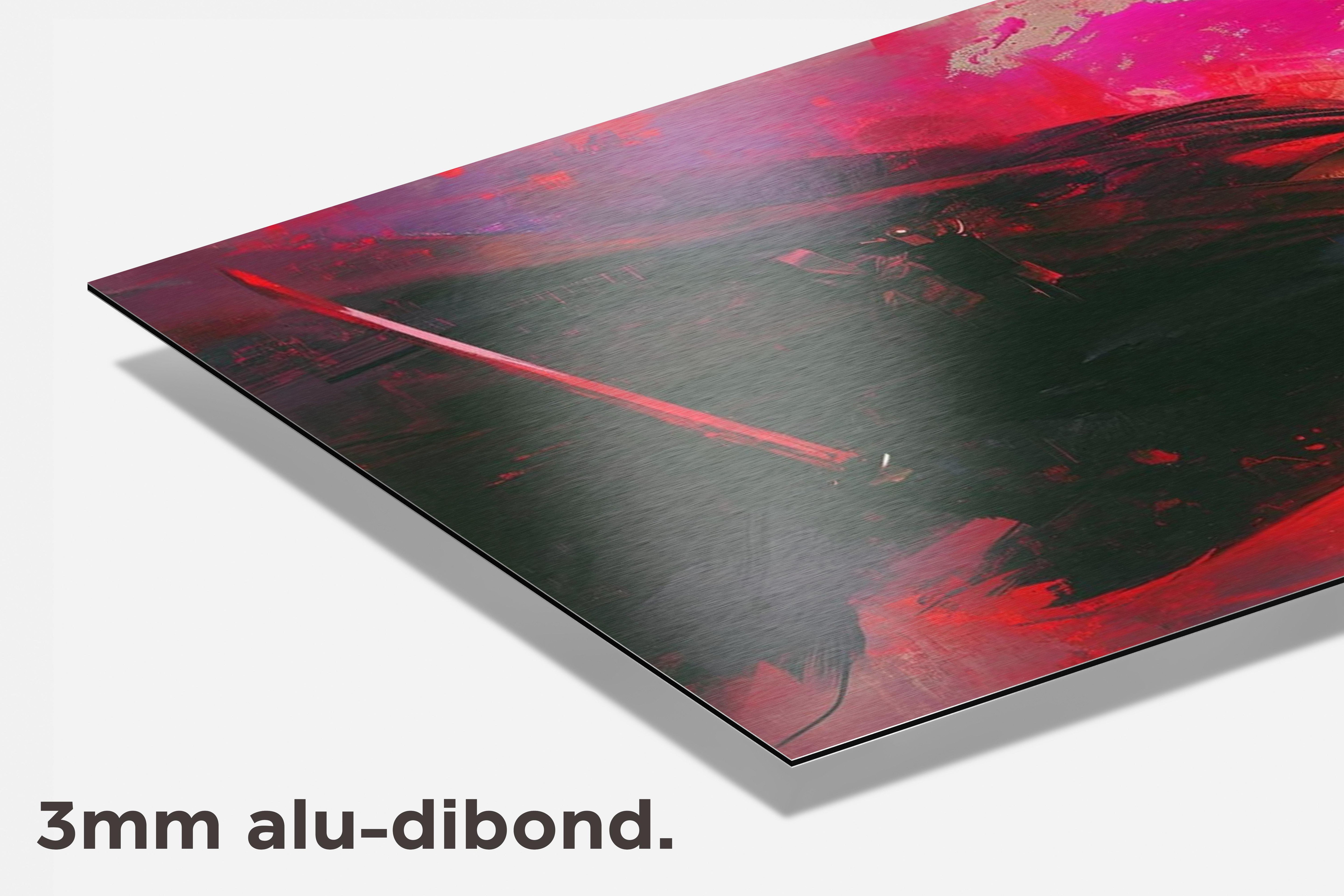 Keanu Reeves dibond detail