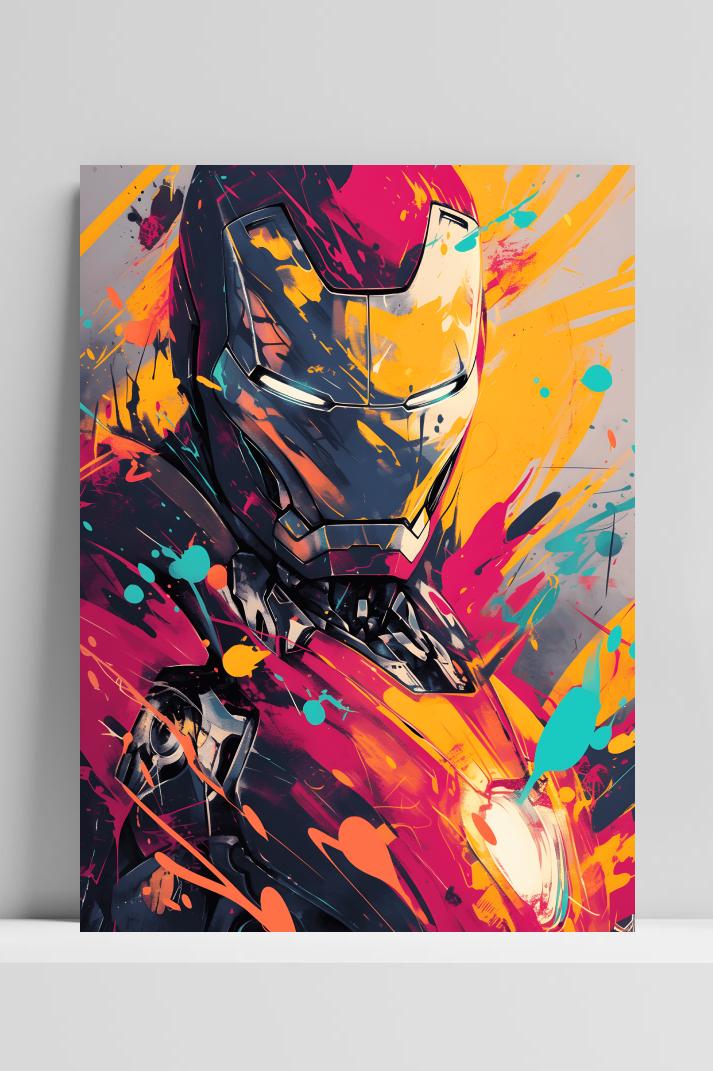 Ironman op 3mm aluminium dibond