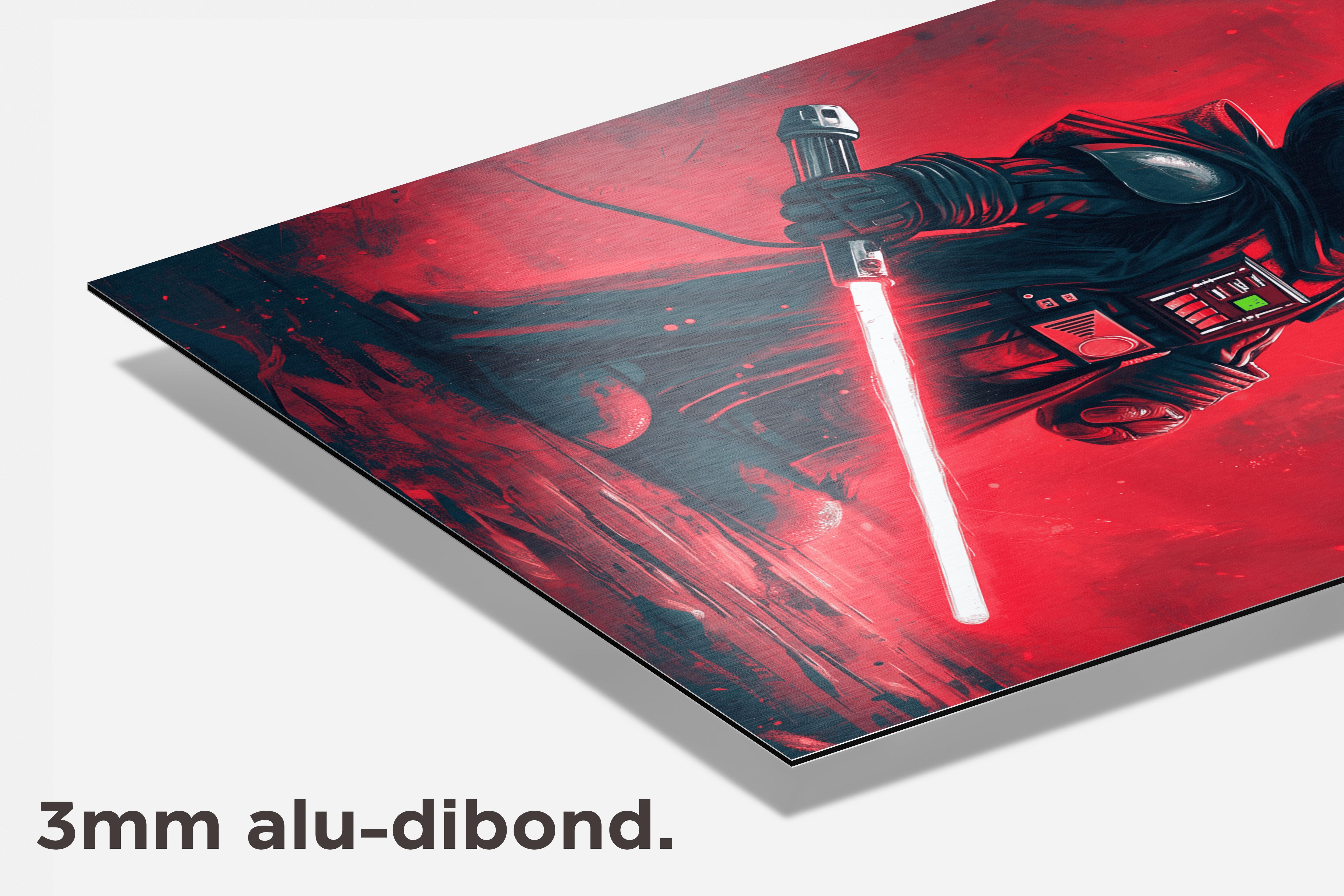 Darth Mickey Mouse dibond detail