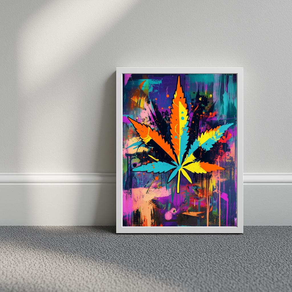 Cannabis Graffiti poster sfeerbeeld 3