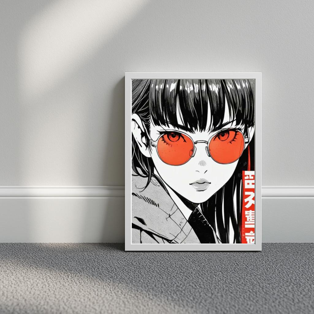 Girl Manga Text poster sfeerbeeld 3