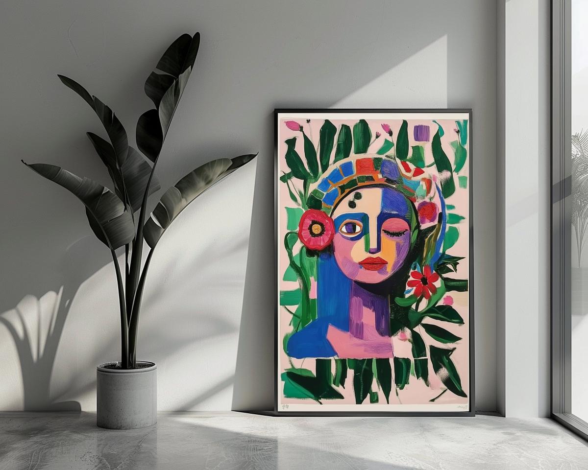 Abstract Portrait poster van 25 Artstreet