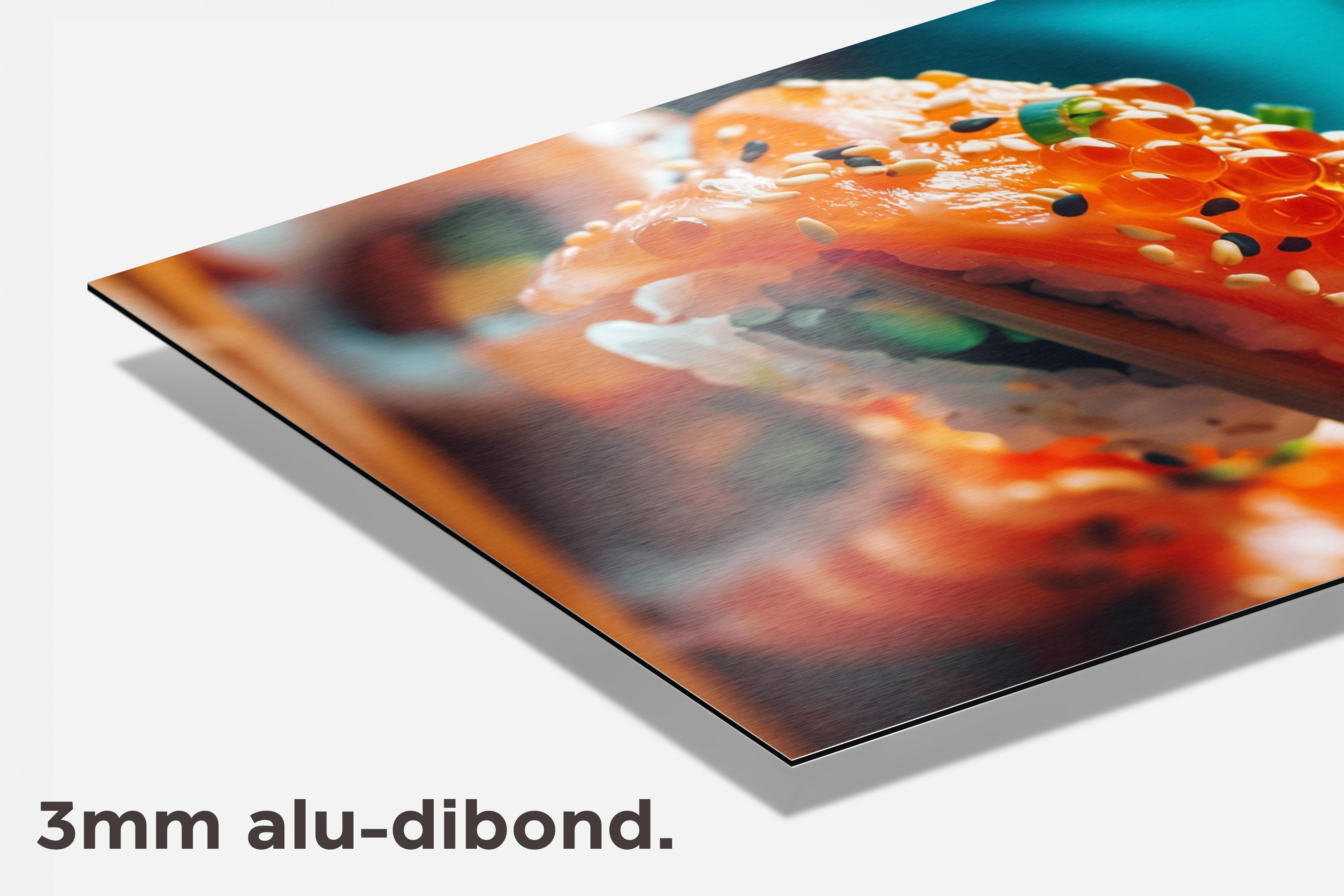 Sushirollen dibond detail