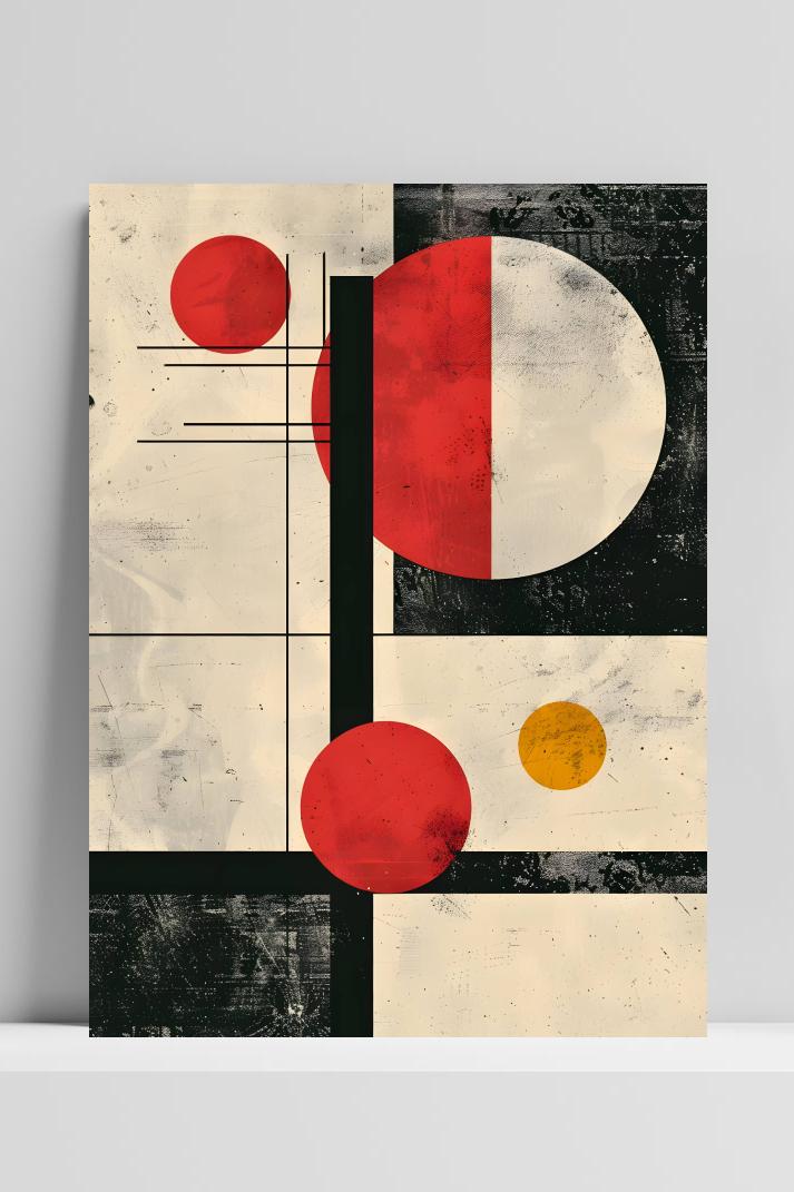 Vormen Abstract op 3mm aluminium dibond