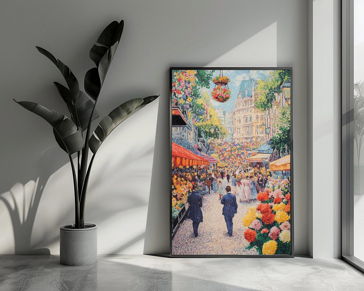Dutch Flower Market poster van 25 Artstreet