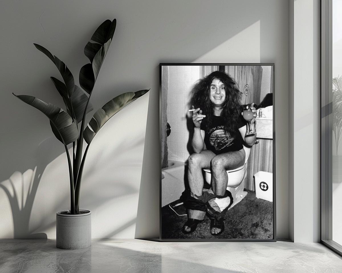 Ozzy Osbourne B&W poster van 25 Artstreet