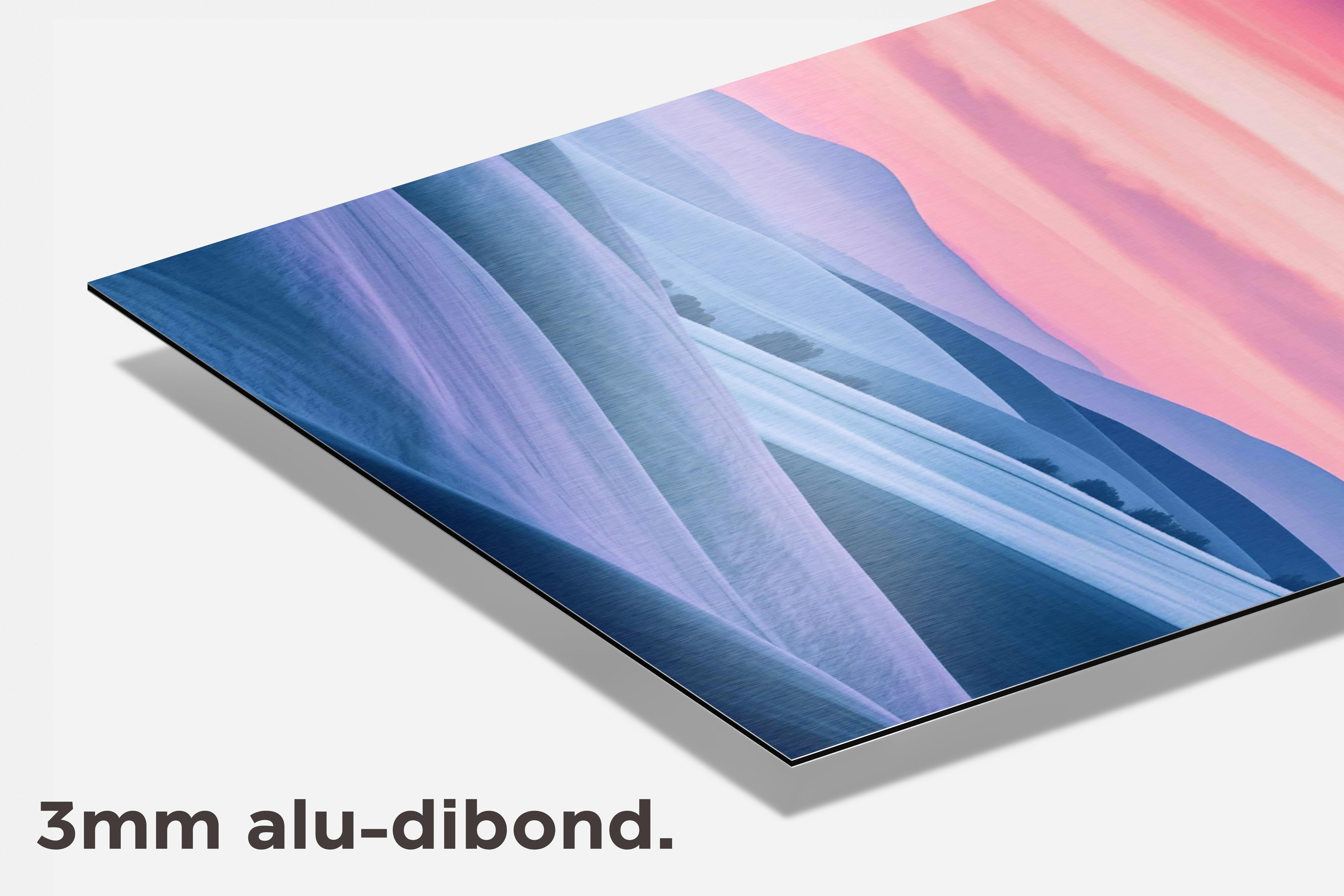Seren Landschap dibond detail