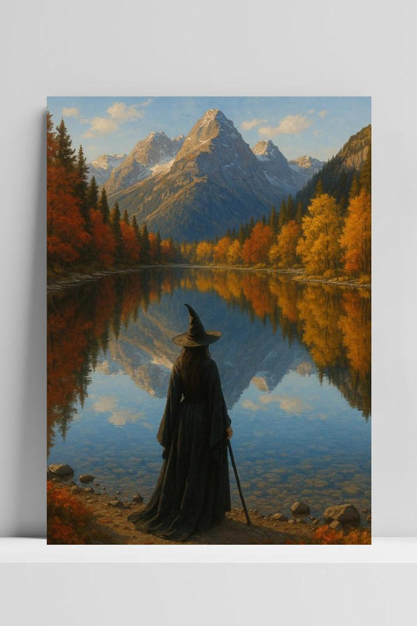 Witch Autumn Nature poster