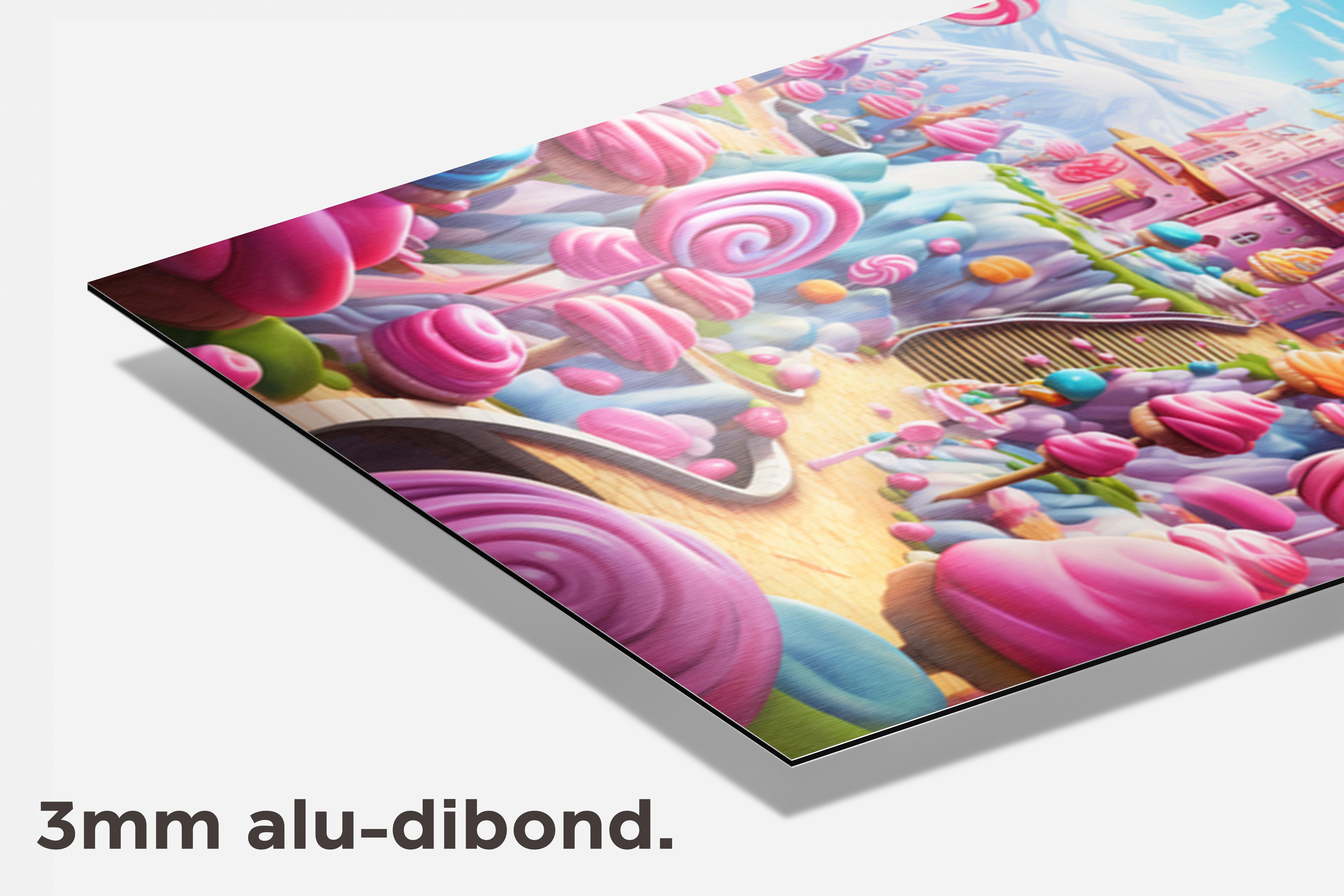 Lolly Wonderland dibond detail