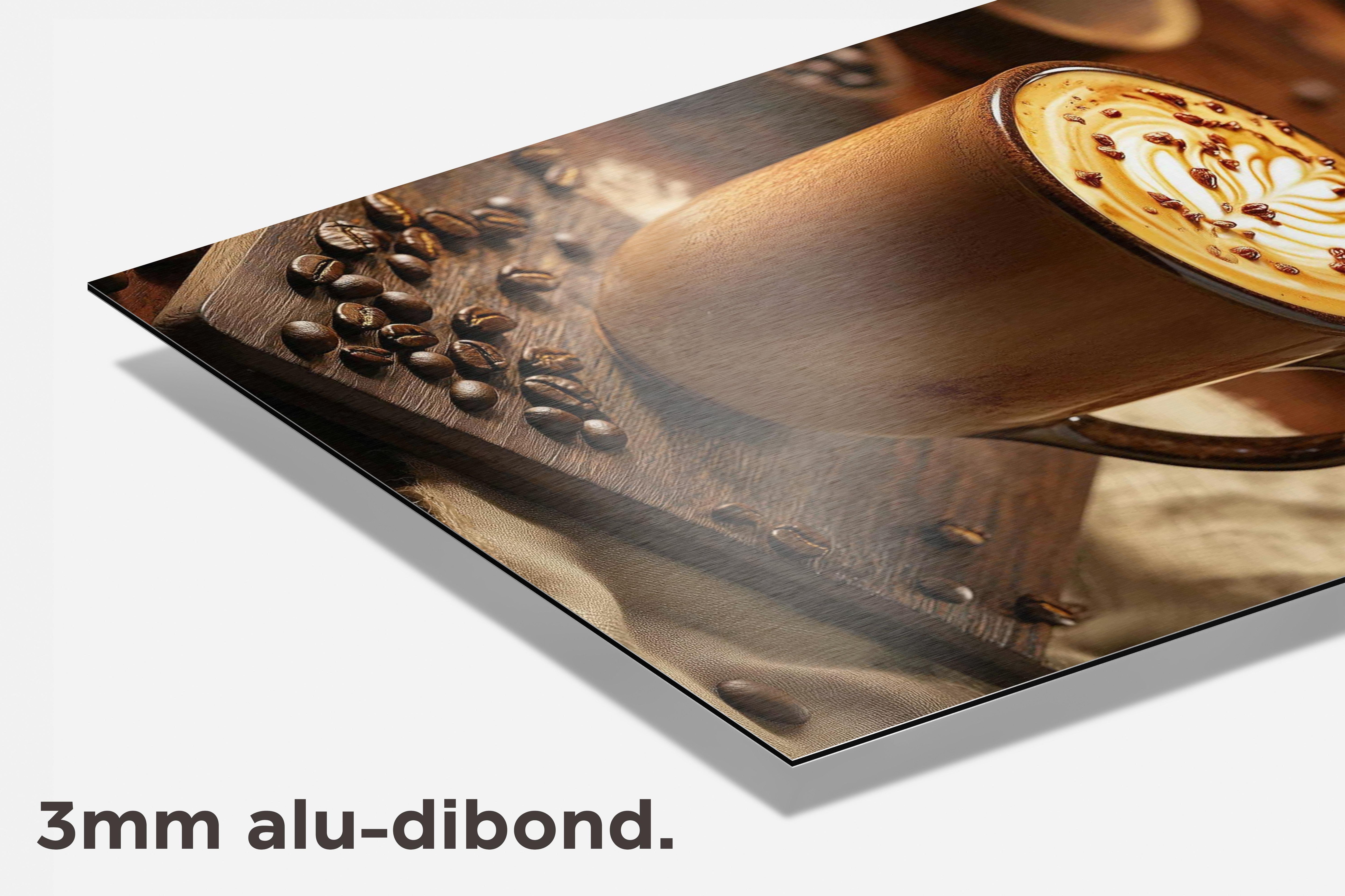 Koffie dibond detail